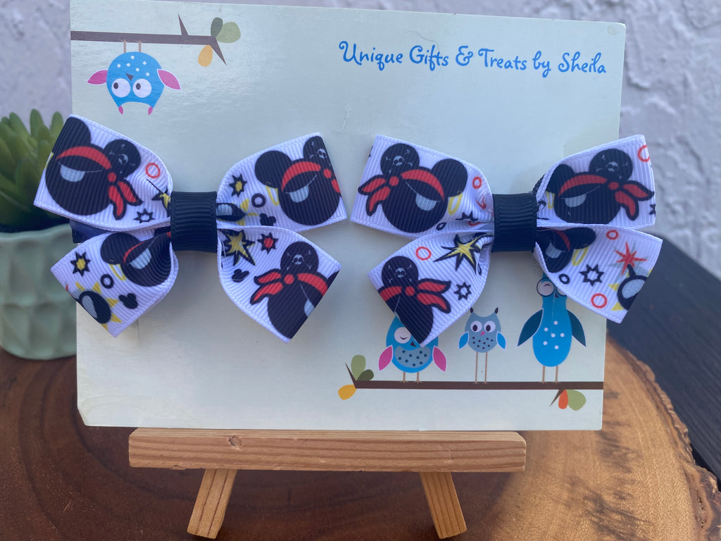 Disney Pirate Mickey Hairbows