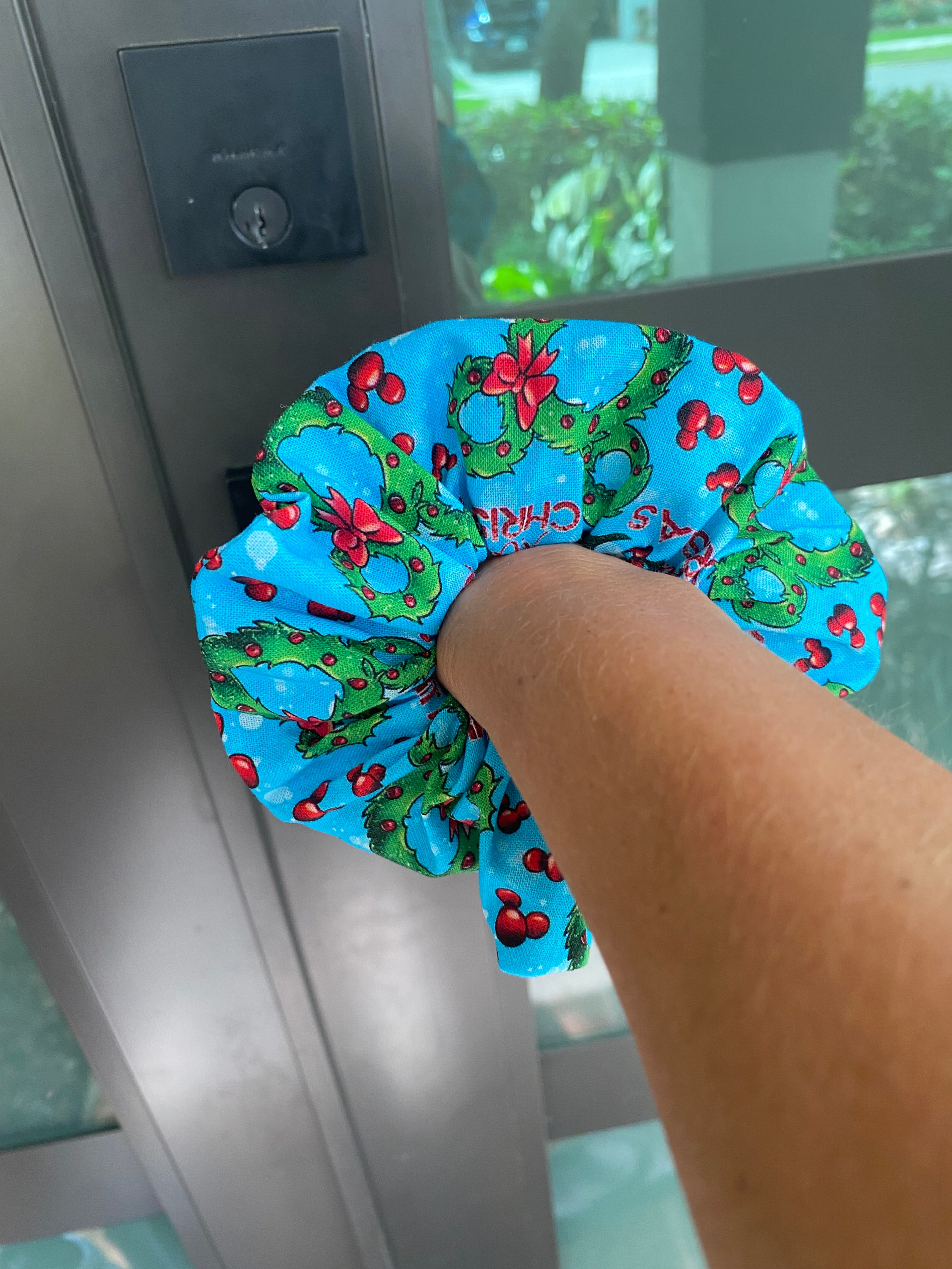 Disney Christmas Wreath Scrunchie