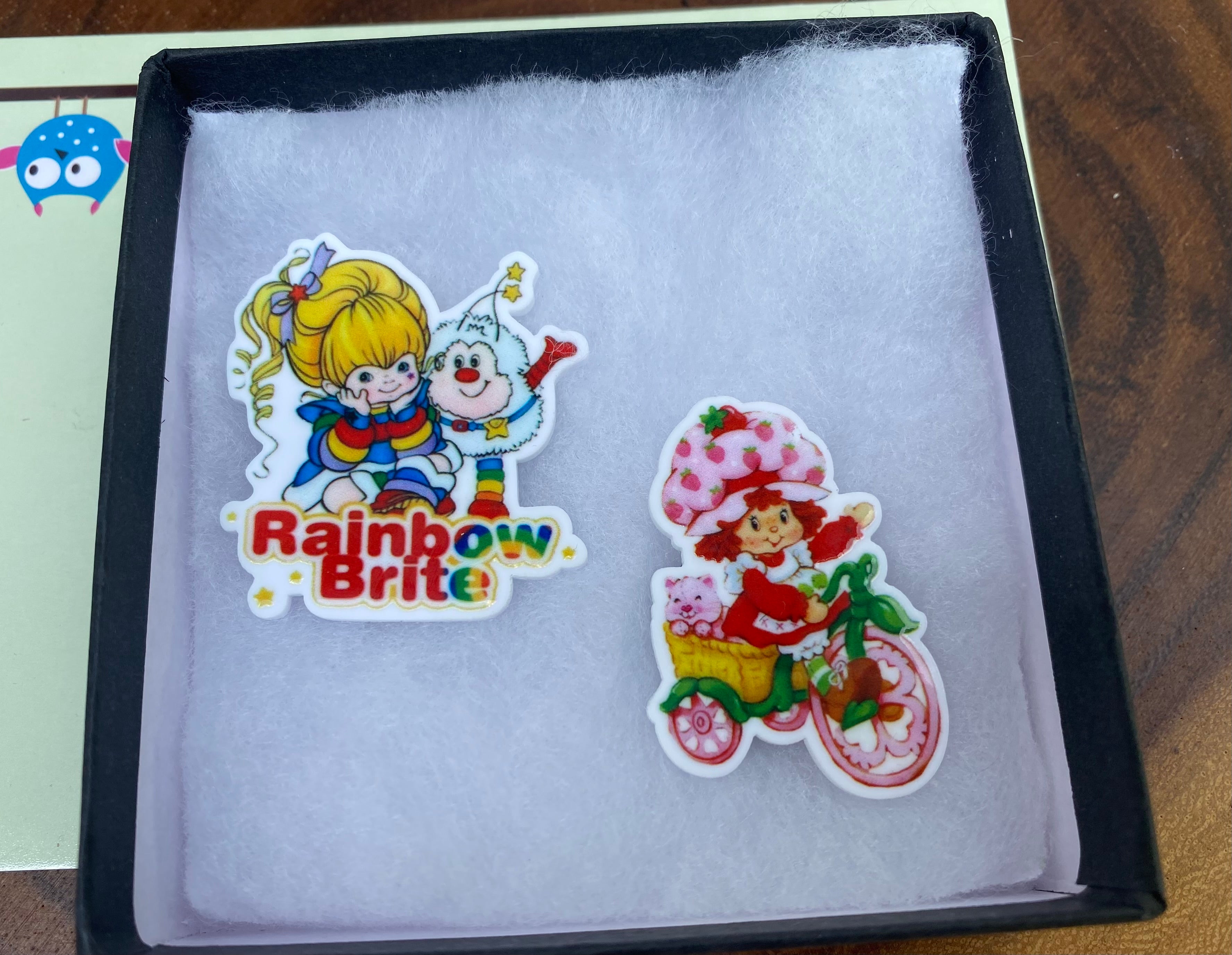 Rainbow Doll and Strawberry Doll Magnets