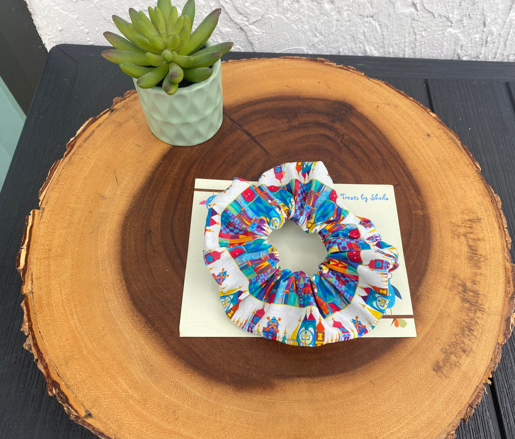 Small World Scrunchie