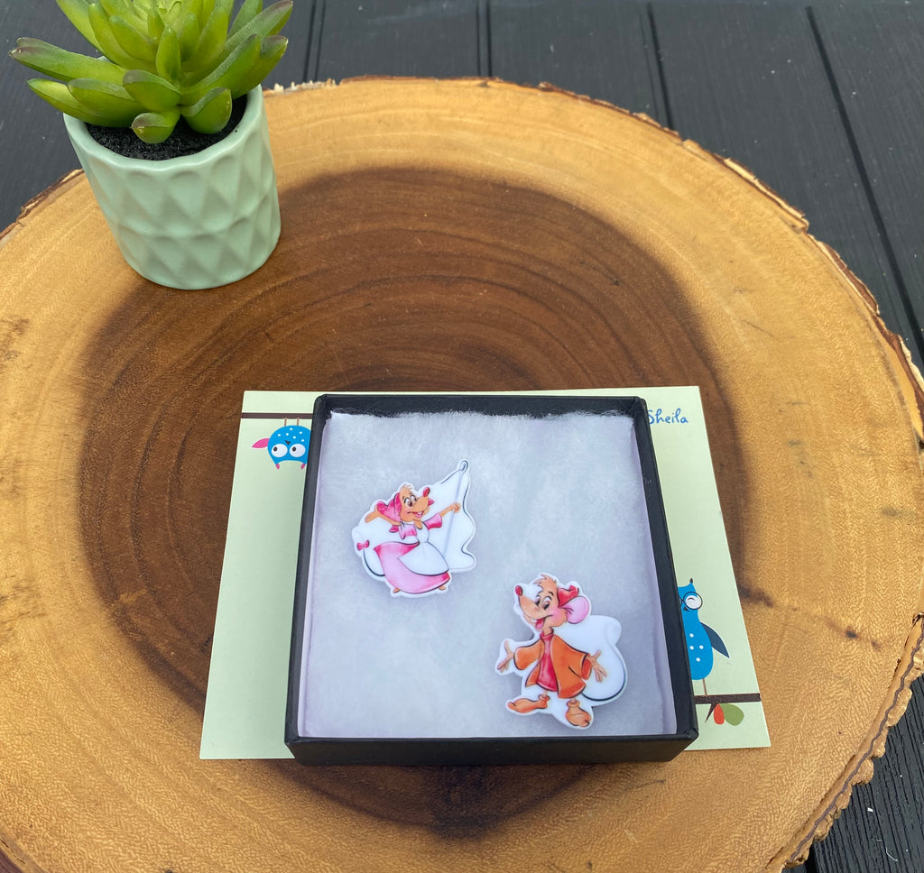 Cinderella Mice (Jaq and Mary) Magnets