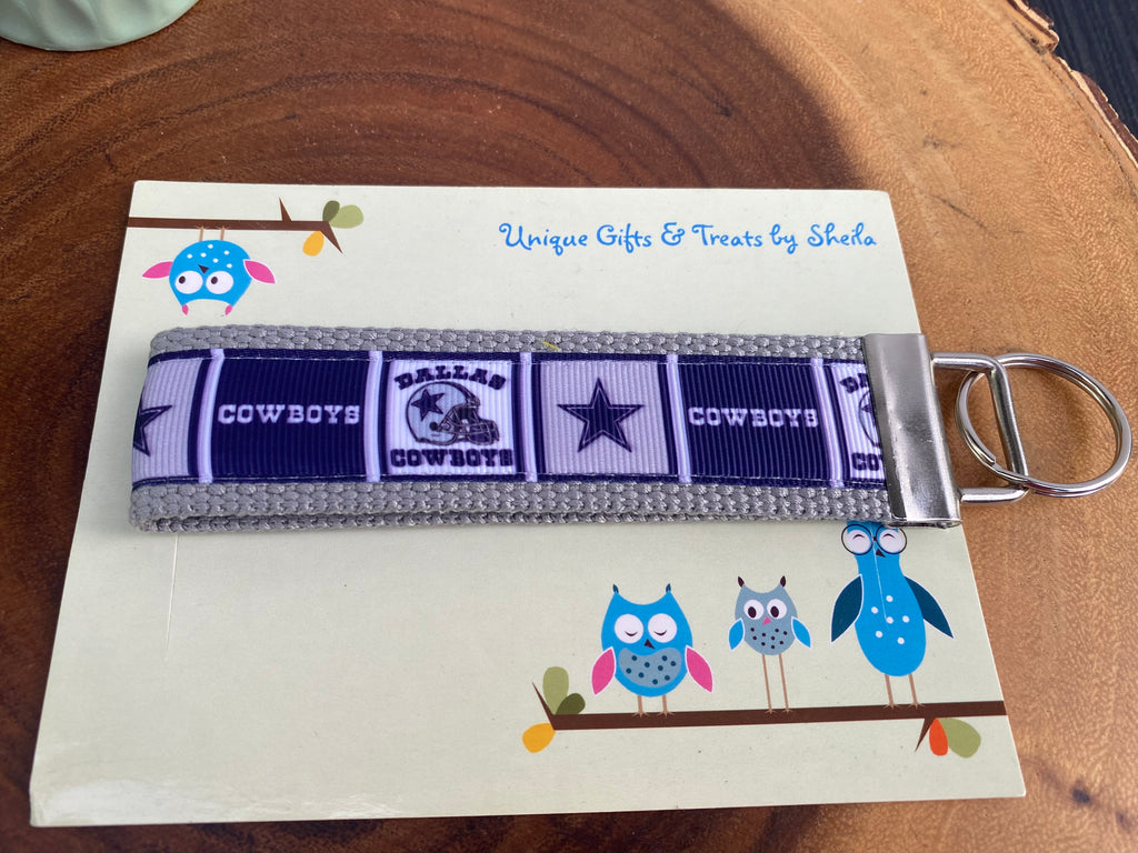 Football Keychain; Keyfob