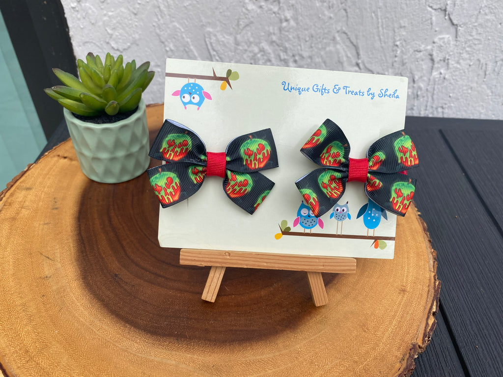 Villains; Evil Queen; Poisoned Apple Hairbows