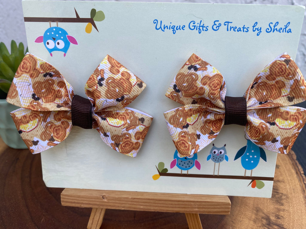 Disney (Mickey) Snacks Hairbows