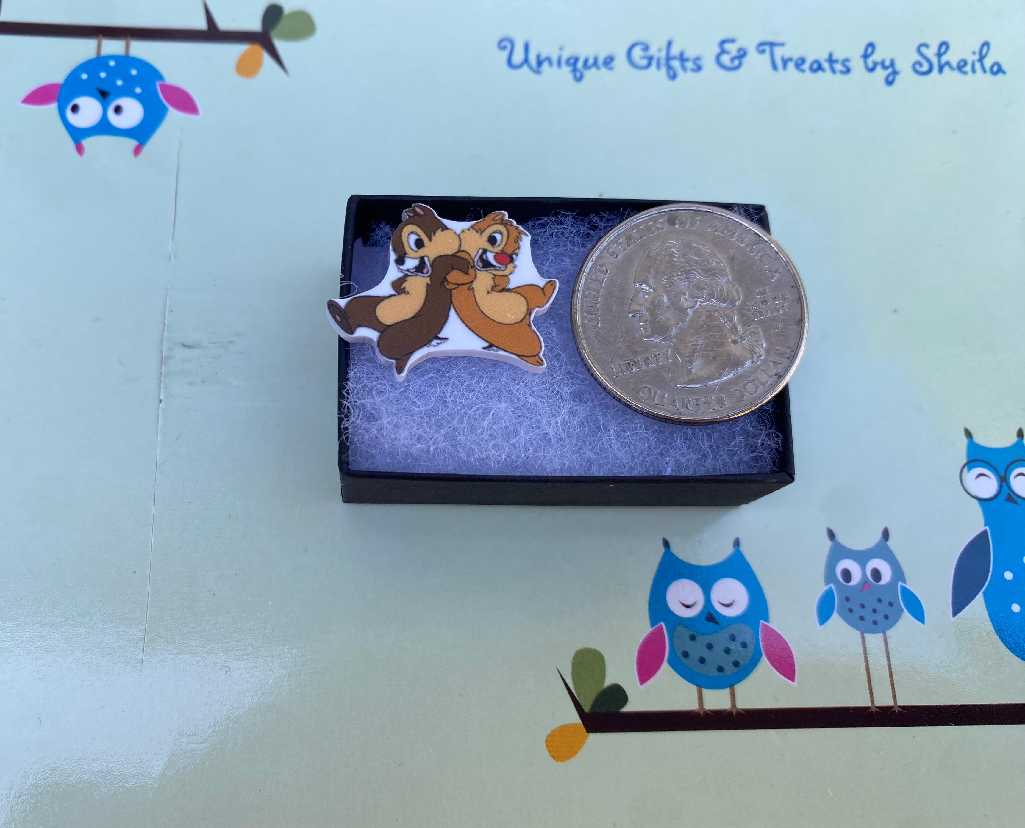 Chip and Dale Earrings