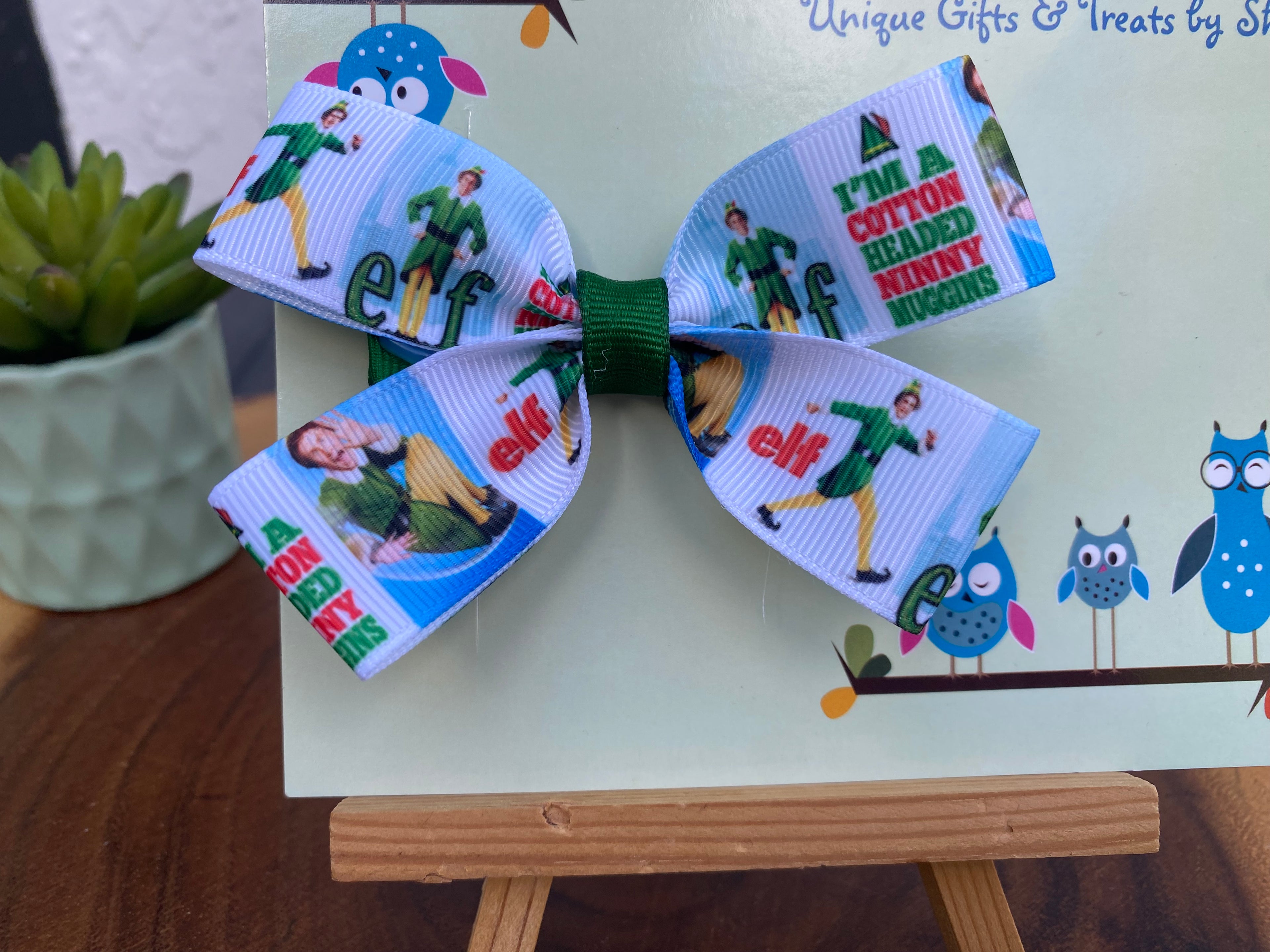 Elf Christmas Hairbow