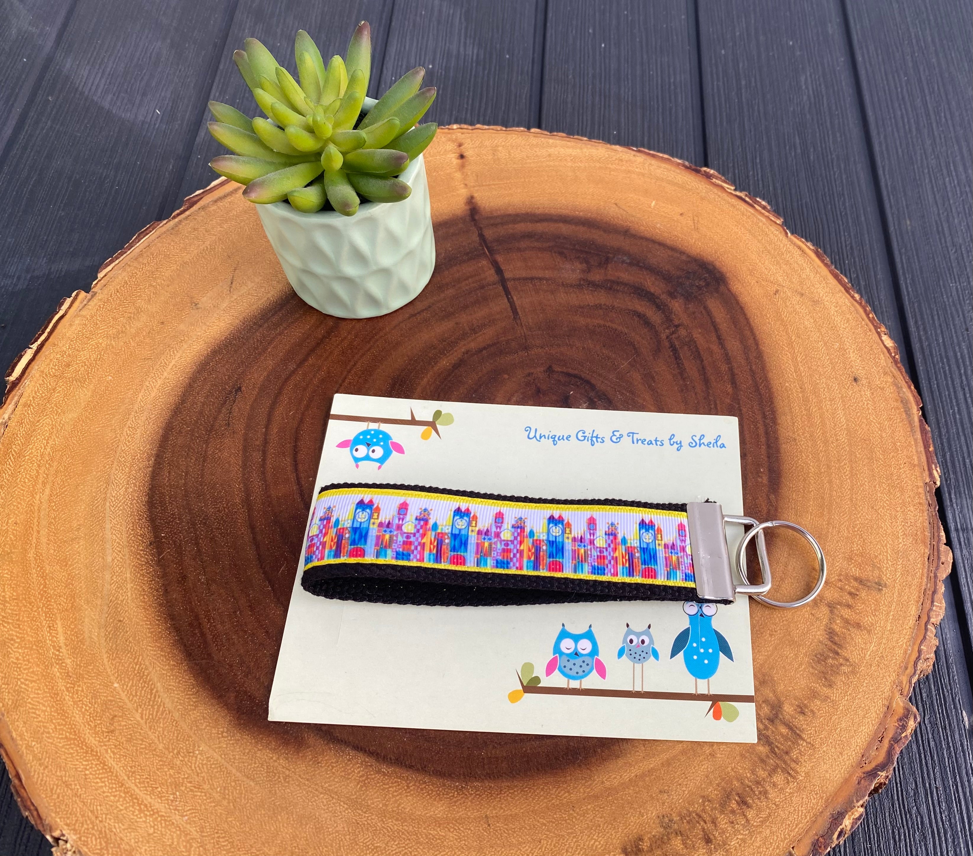 Small World Keychain; Keyfob