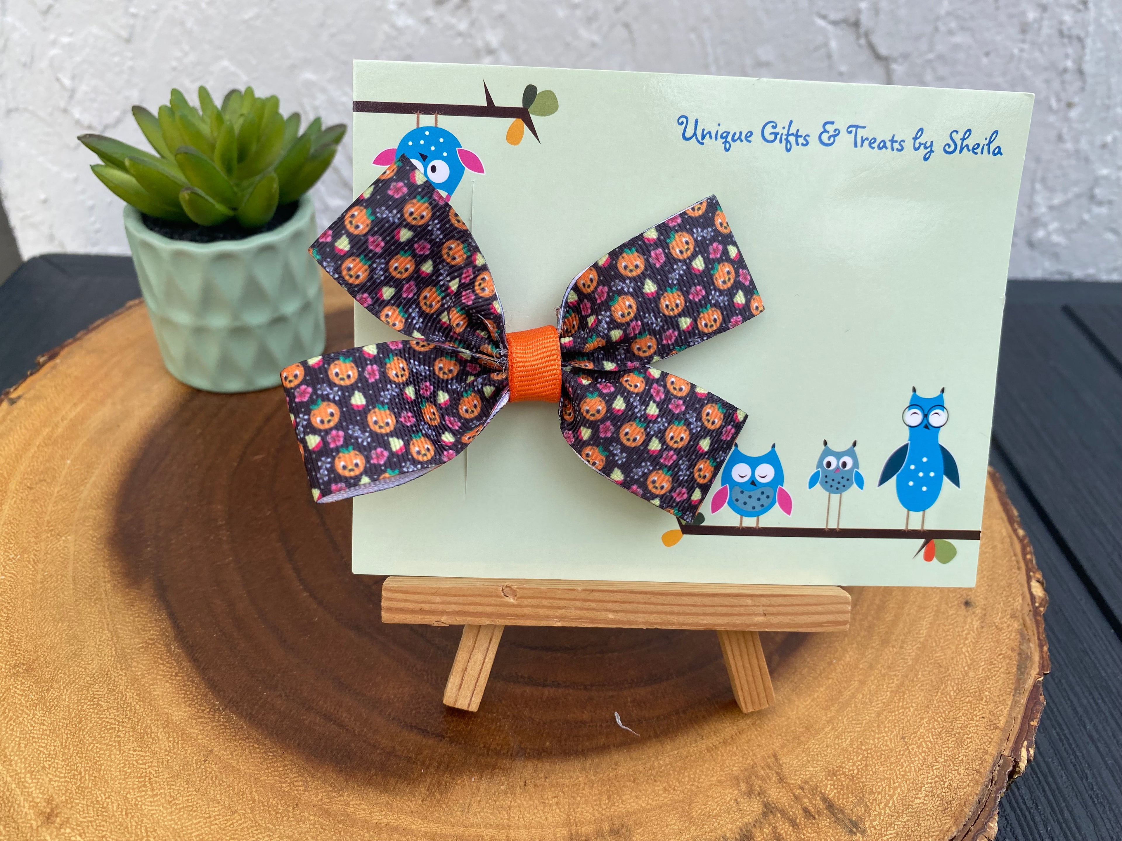 Orange Bird and Dole Whip Hairbow
