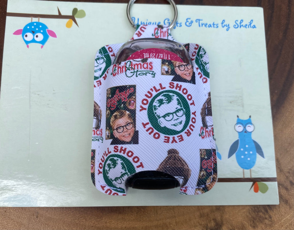 Classic Christmas Movie Hand Sanitizer Holder