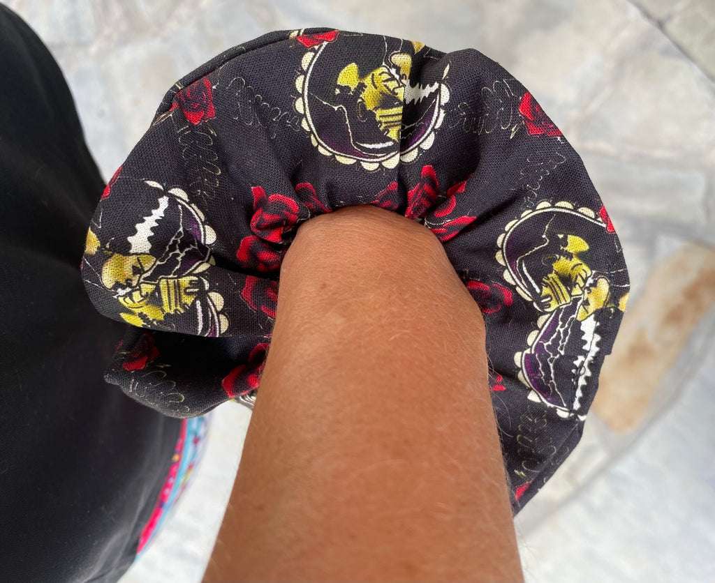 Frankenstein and Bride of Frankenstein Scrunchie