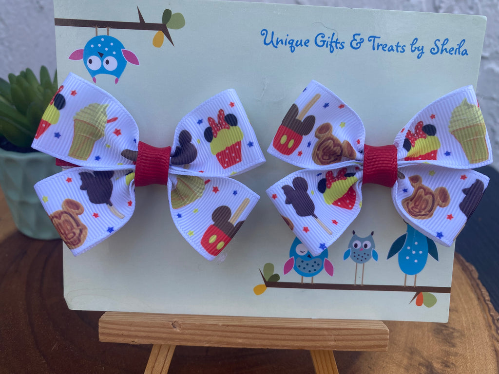 Disney Snacks Hairbows