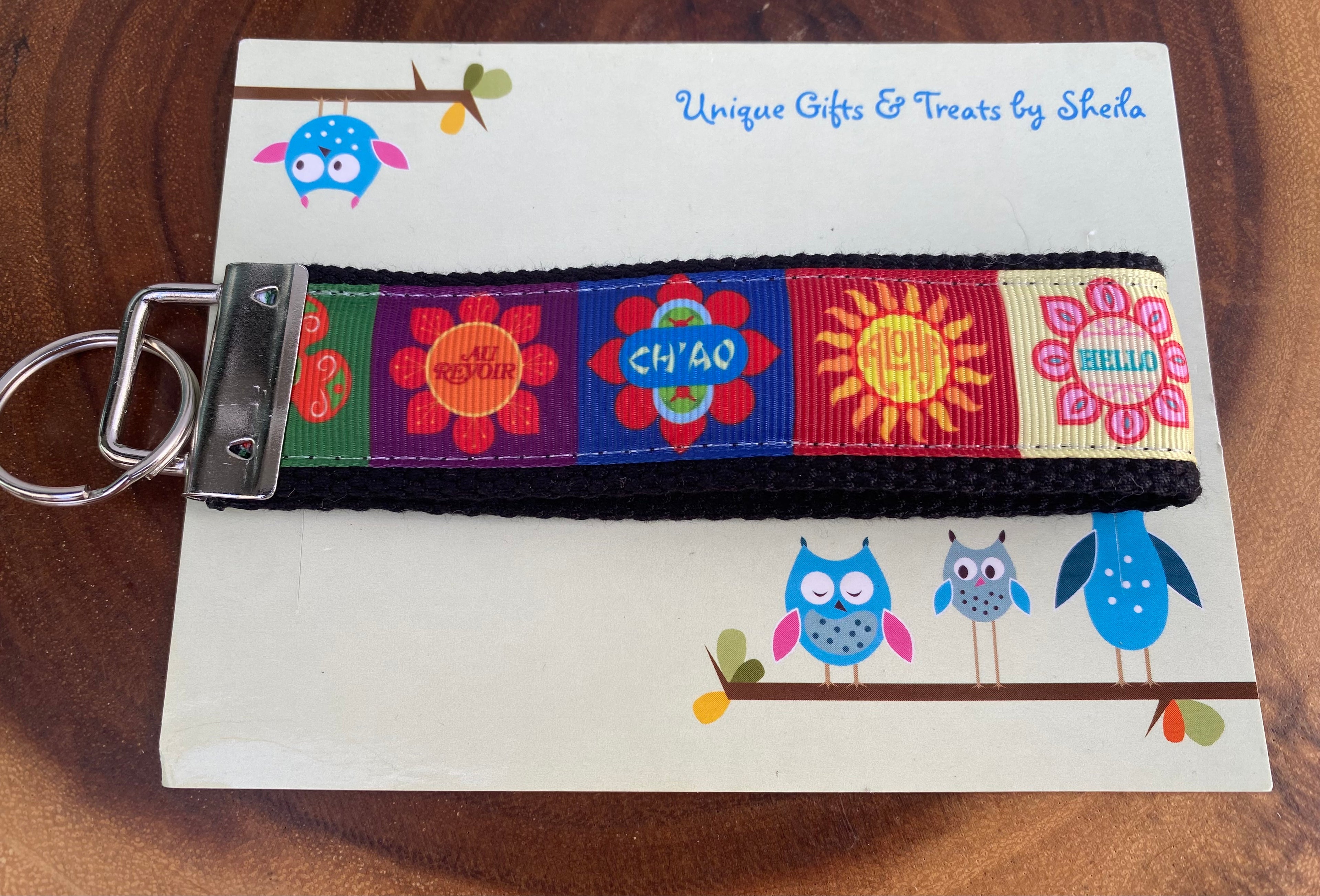 Small World; Greetings Keychain; Keyfob