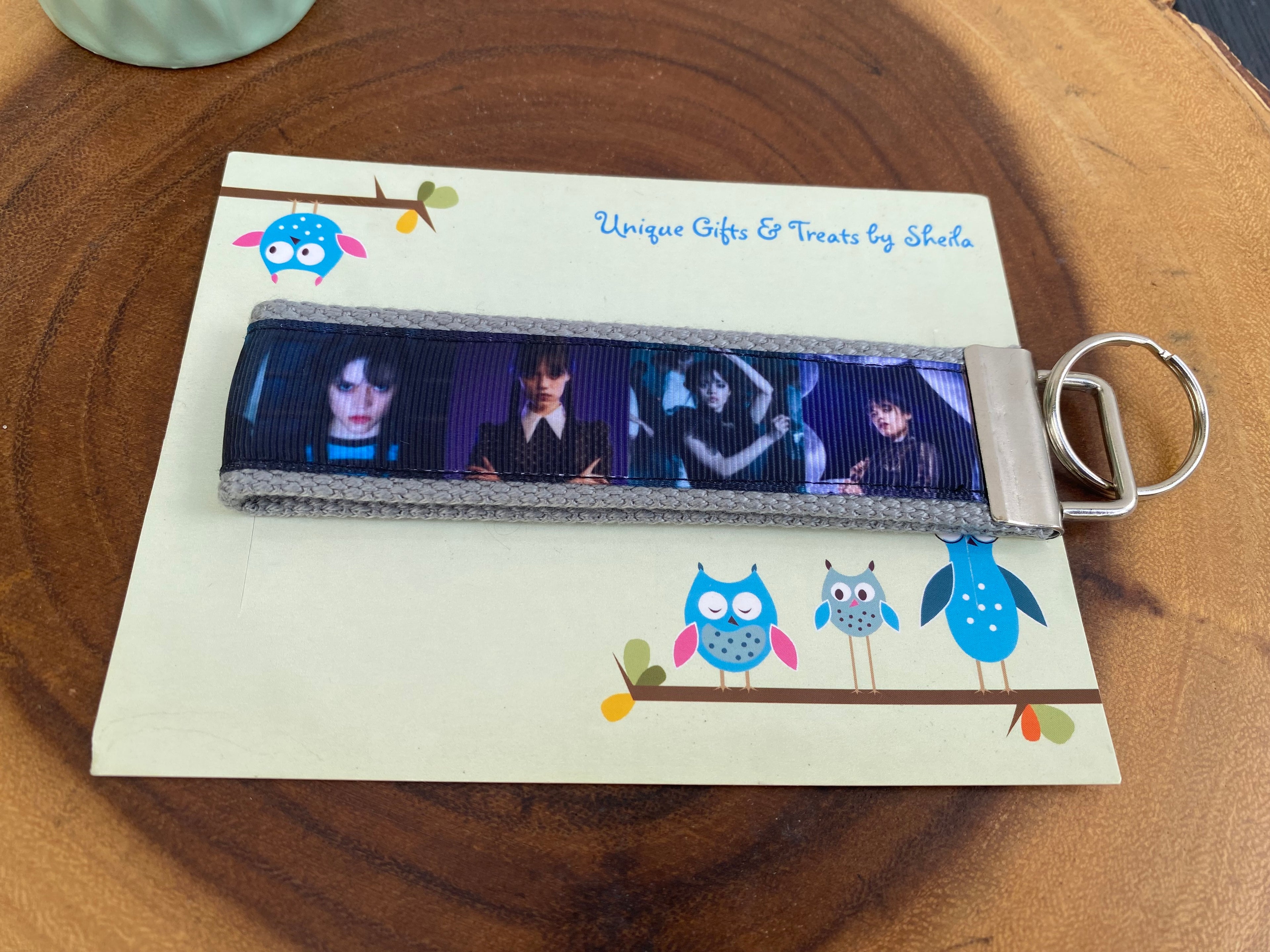 Wednesday Keychain; Keyfob