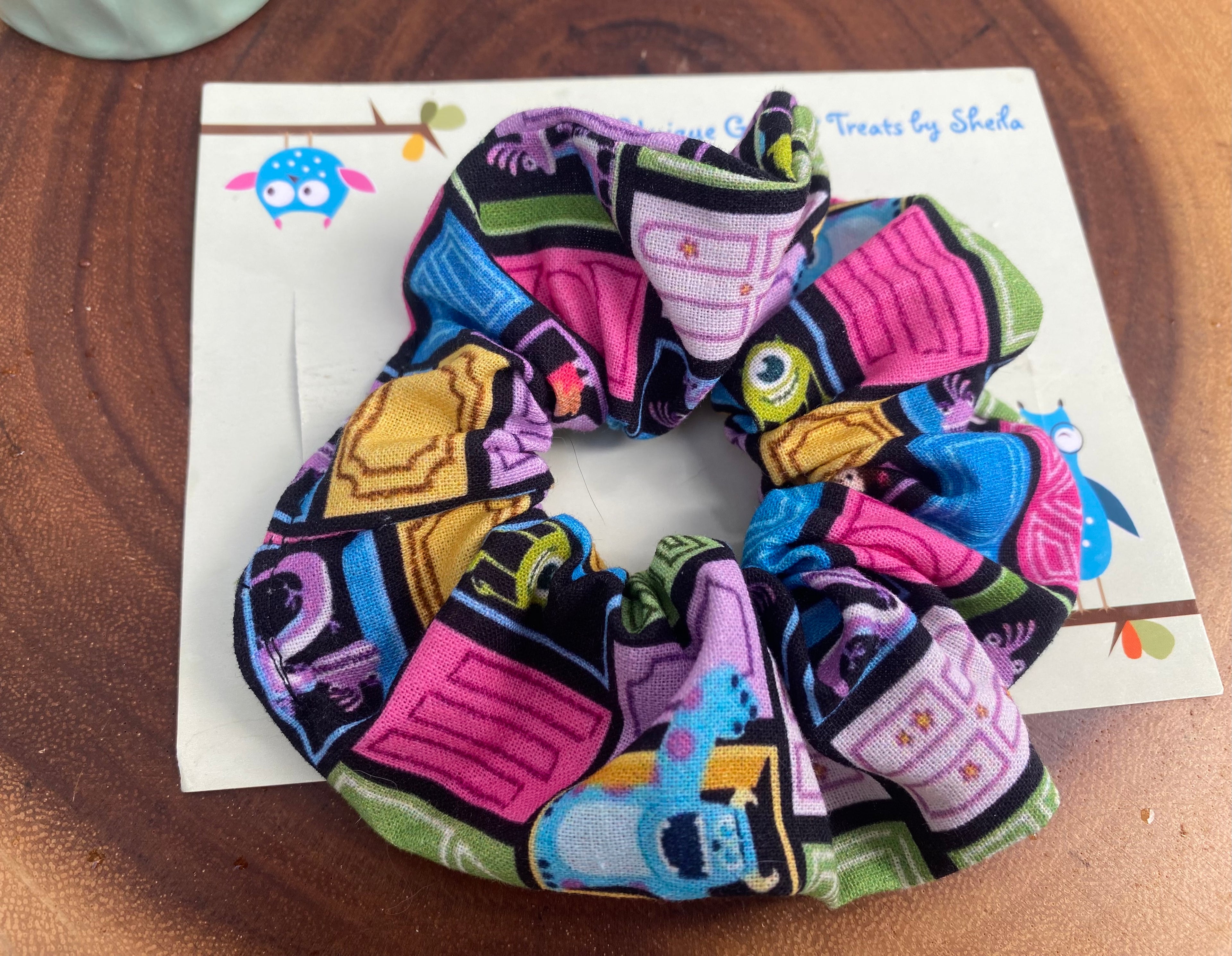 Monster Inc Doors Scrunchie