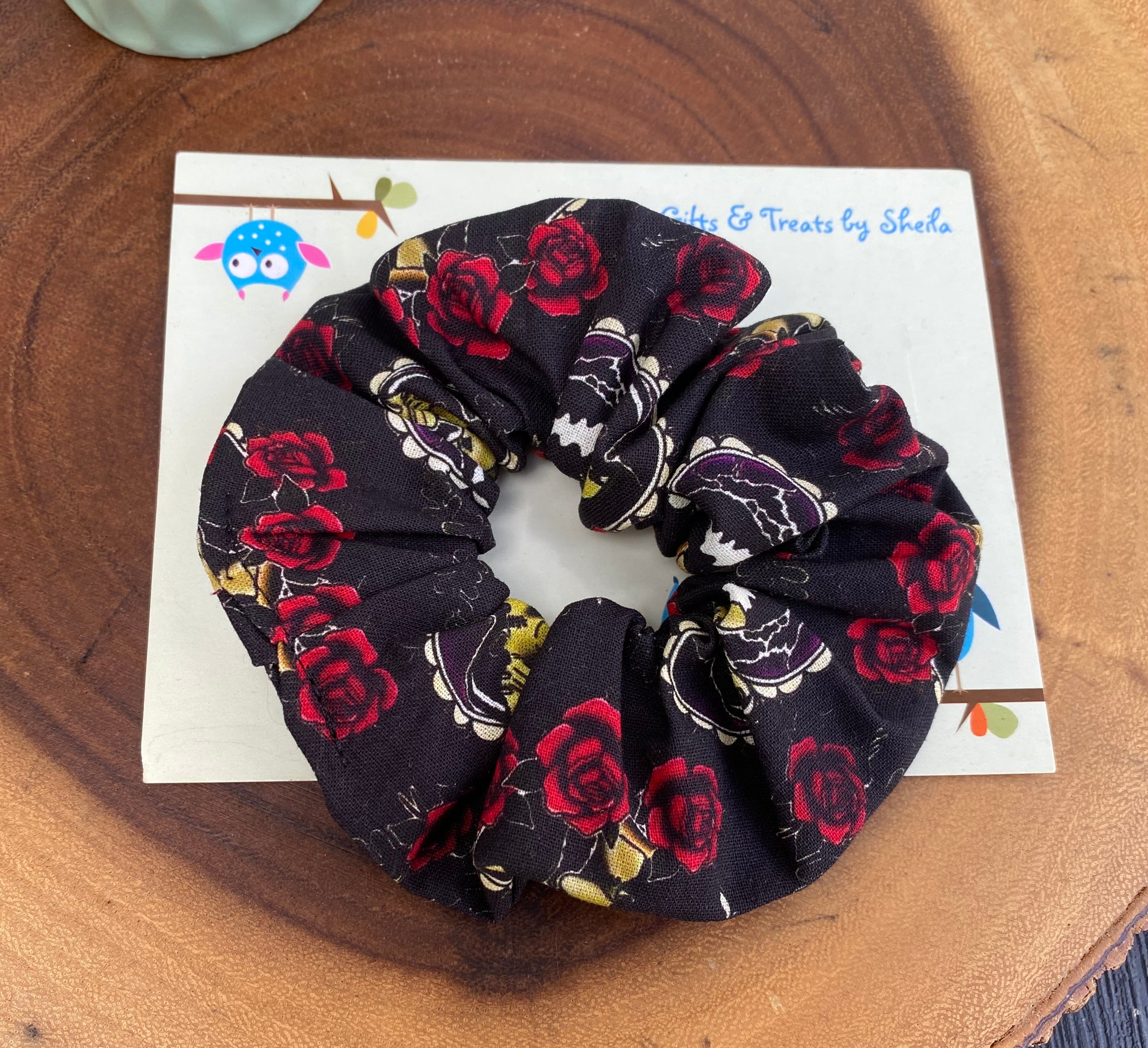 Frankenstein and Bride of Frankenstein Scrunchie