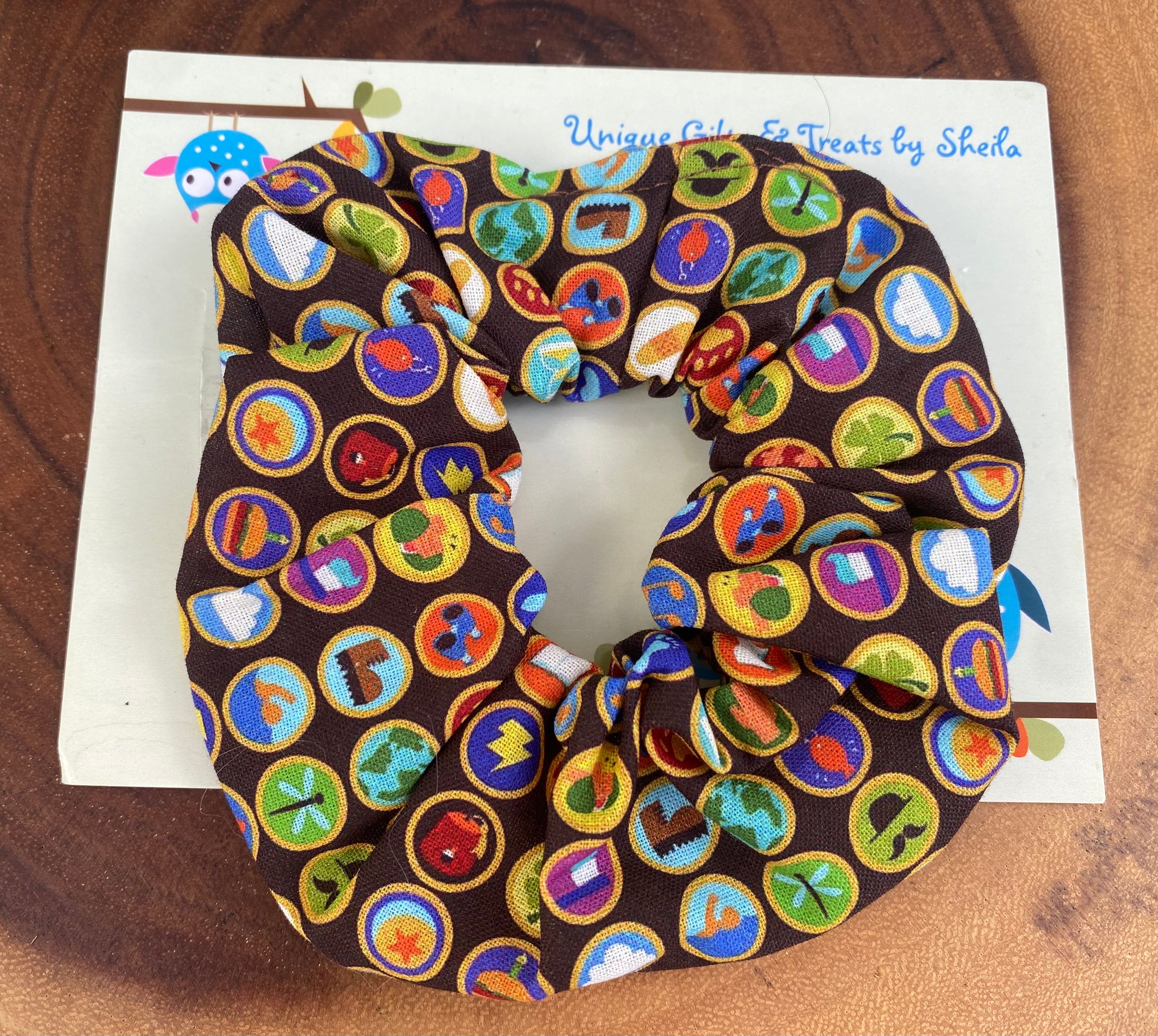 Disney Up; Wilderness Explorer Badges Scrunchies