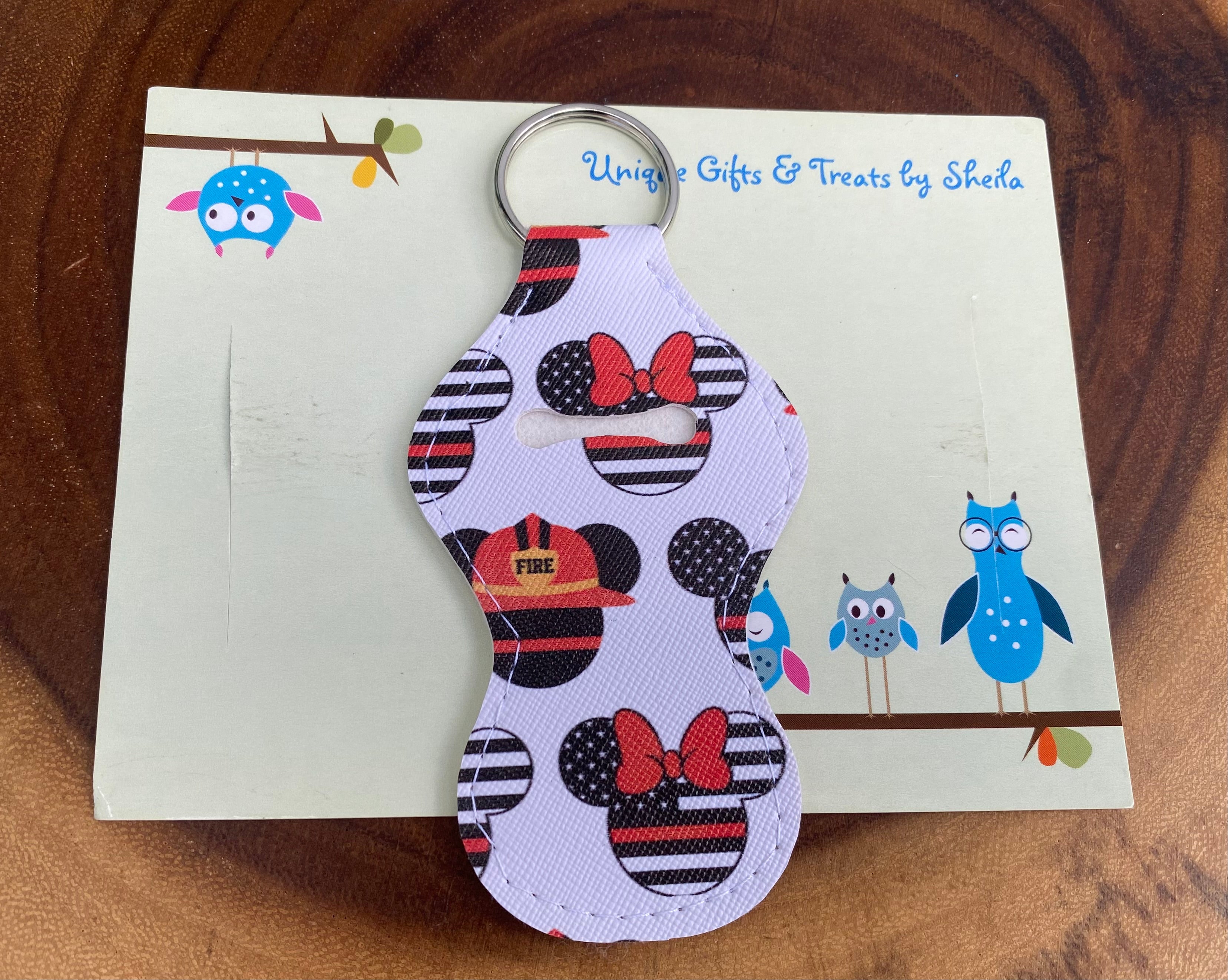 Firefighter Mickey Lip Balm Holder