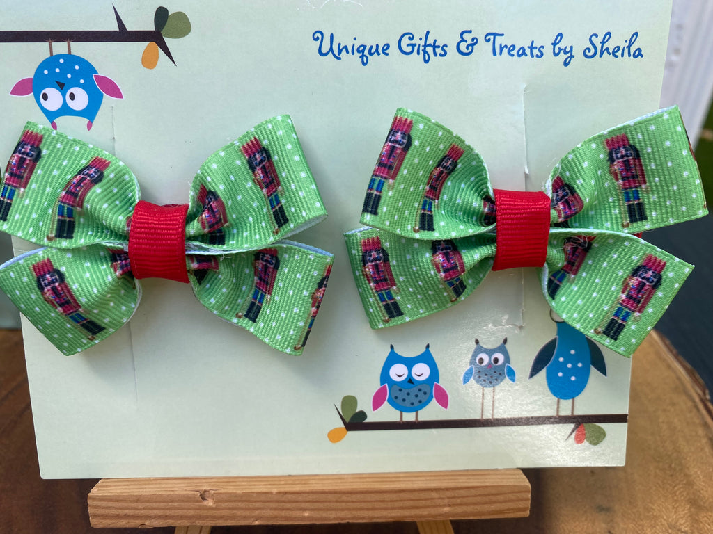 Christmas Nutcracker Hairbows