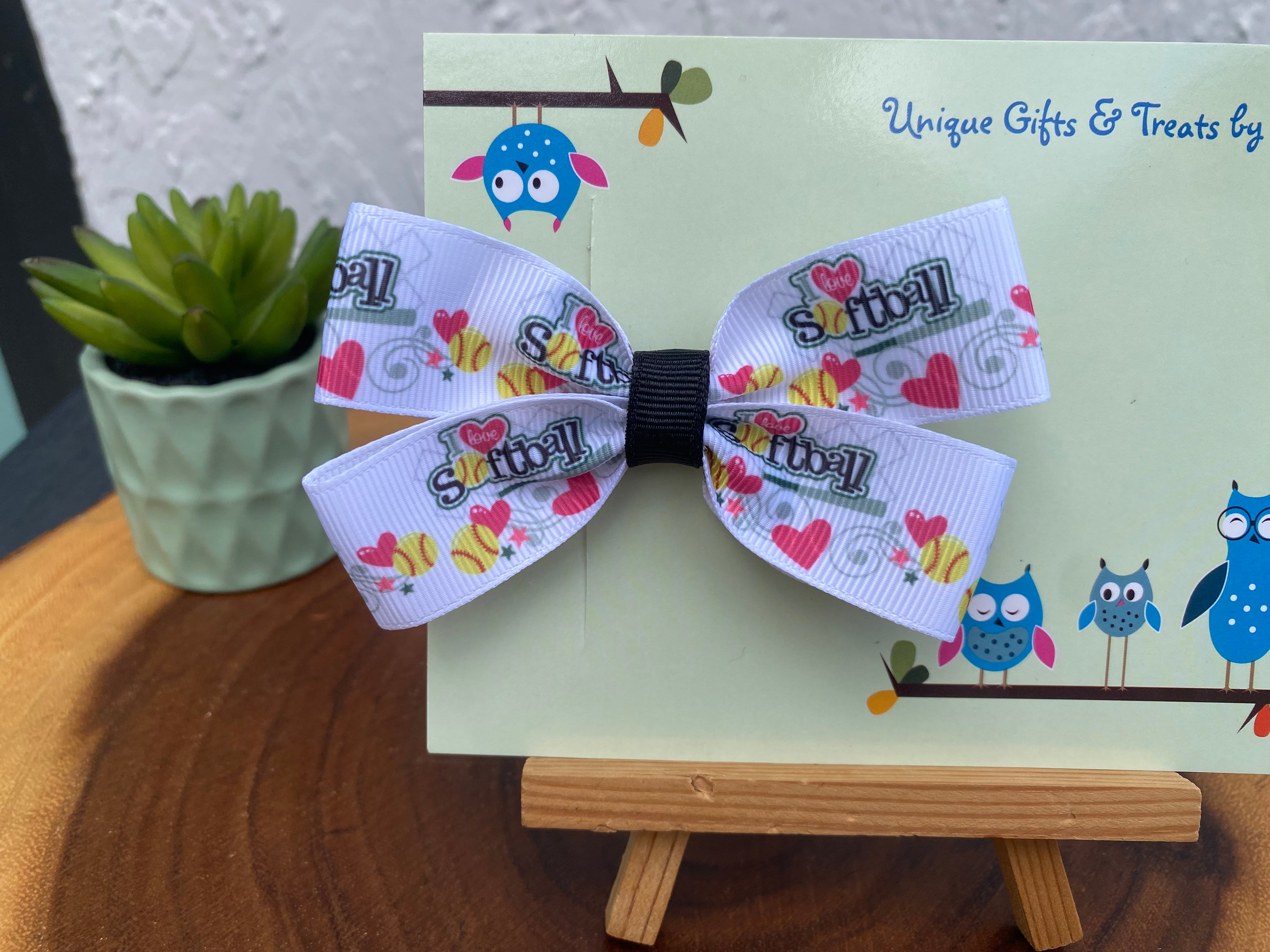 Softball Hairbow
