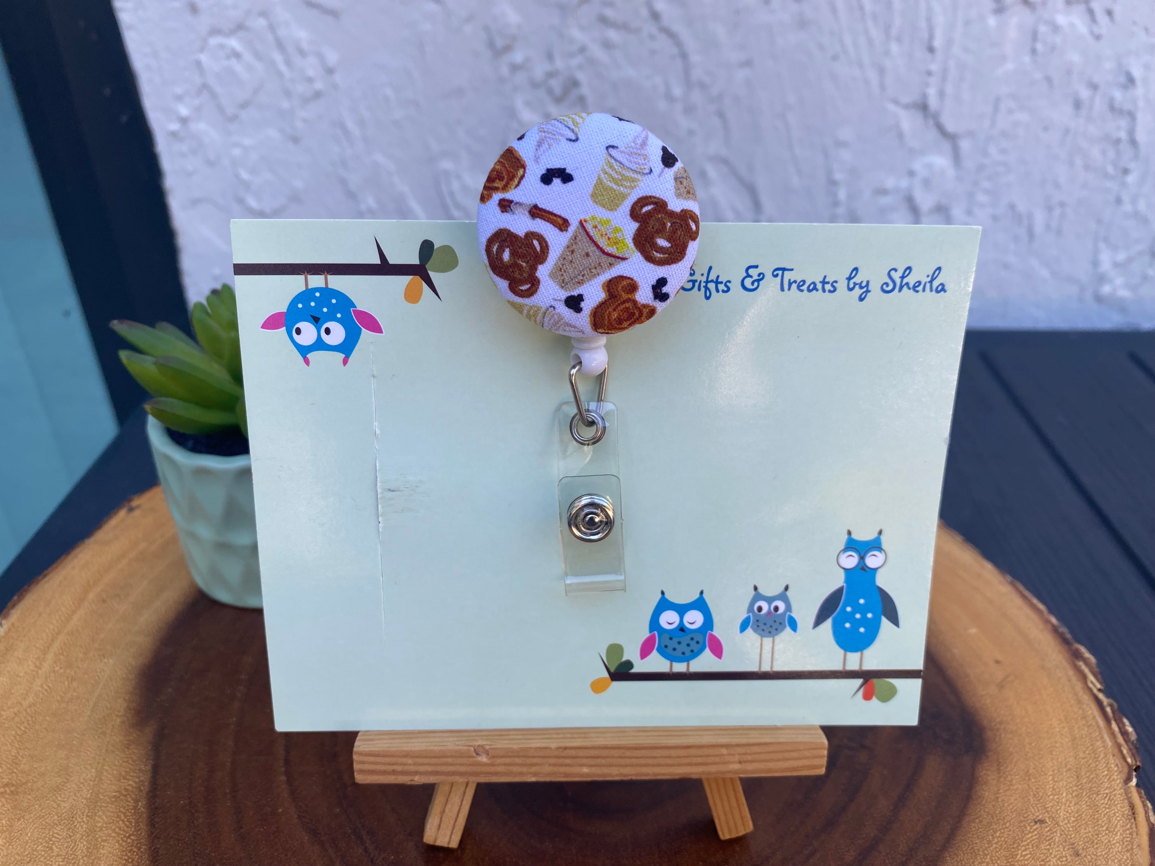 Disney Snacks Badge Reel