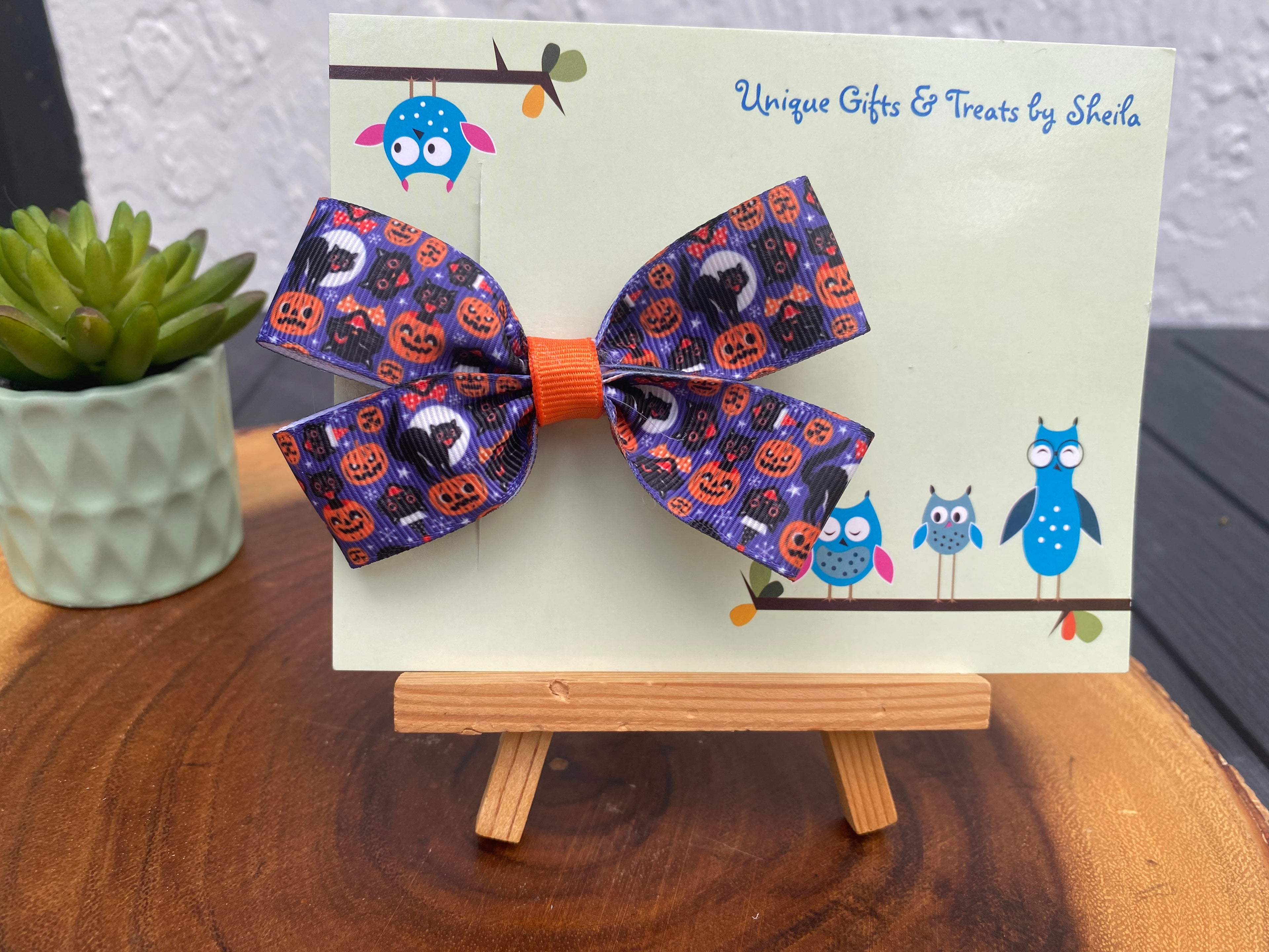 Retro Halloween Hairbow