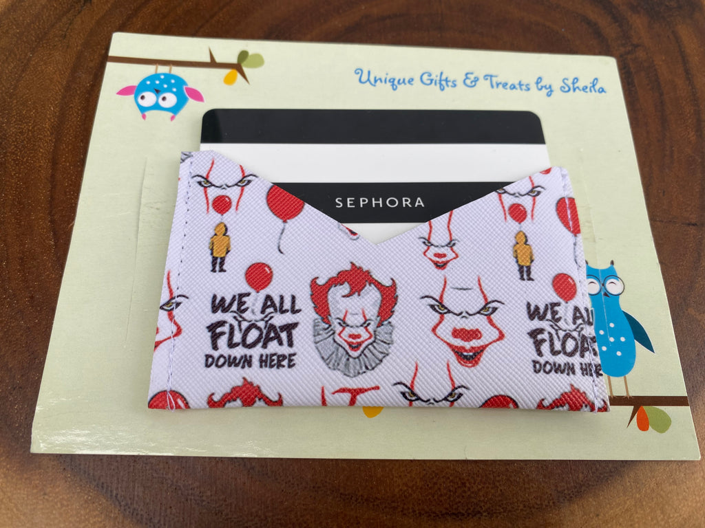 Scary Clown Gift Card Holder