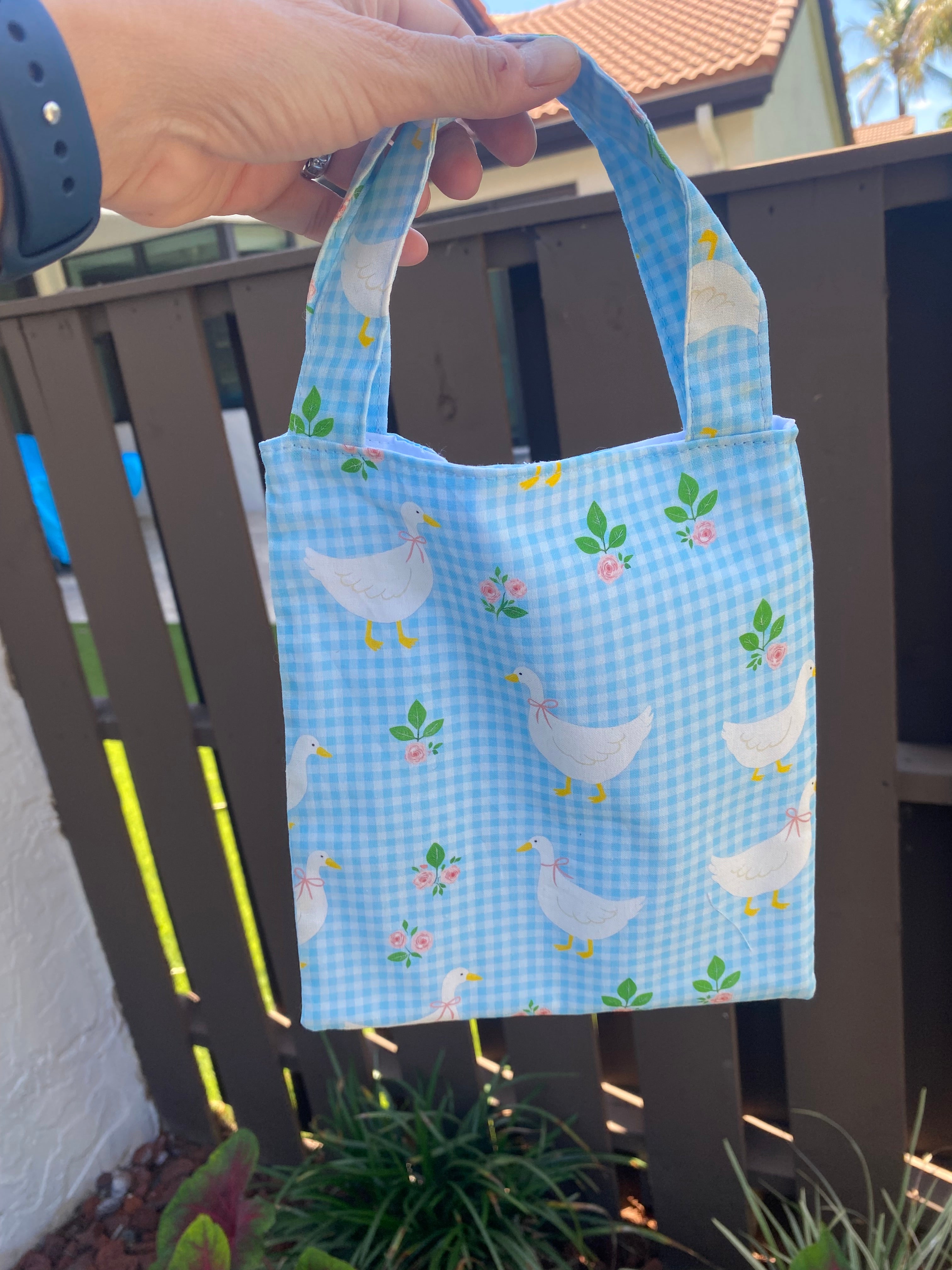 Country Geese Gift Bag; Tote