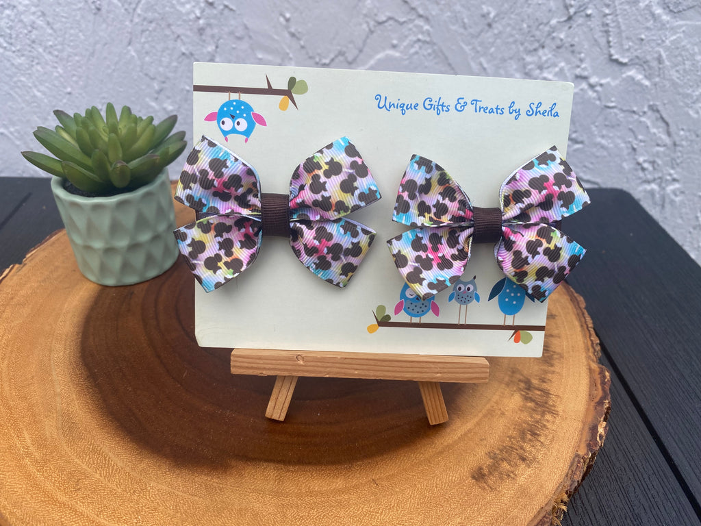 Disney Snacks; Ice Cream Bars Hairbows