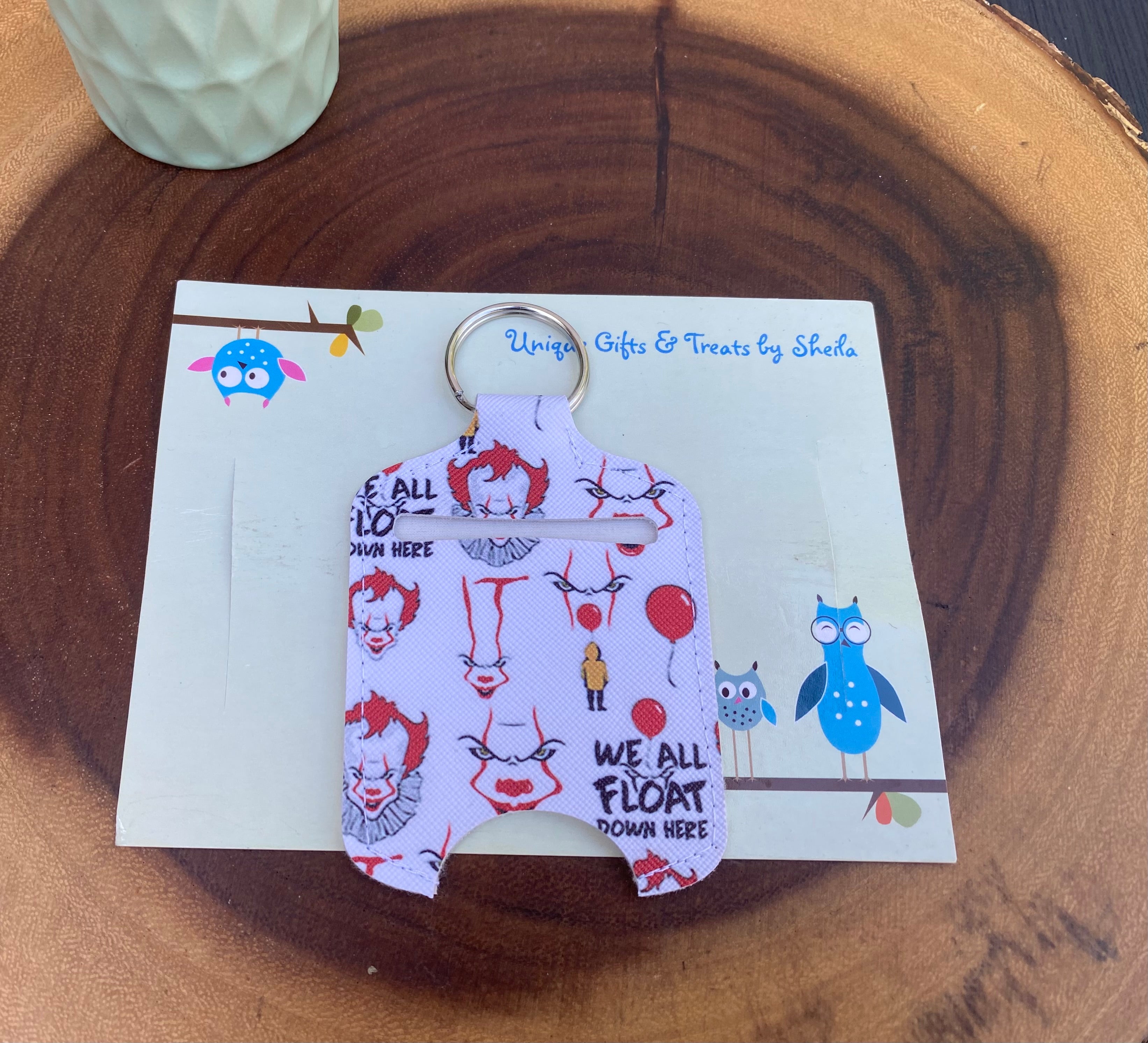 Scary Clown Hand Sanitizer Holder