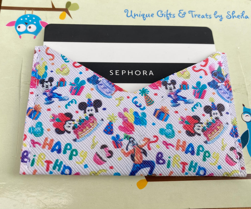 Disney Birthday Gift Card Holder