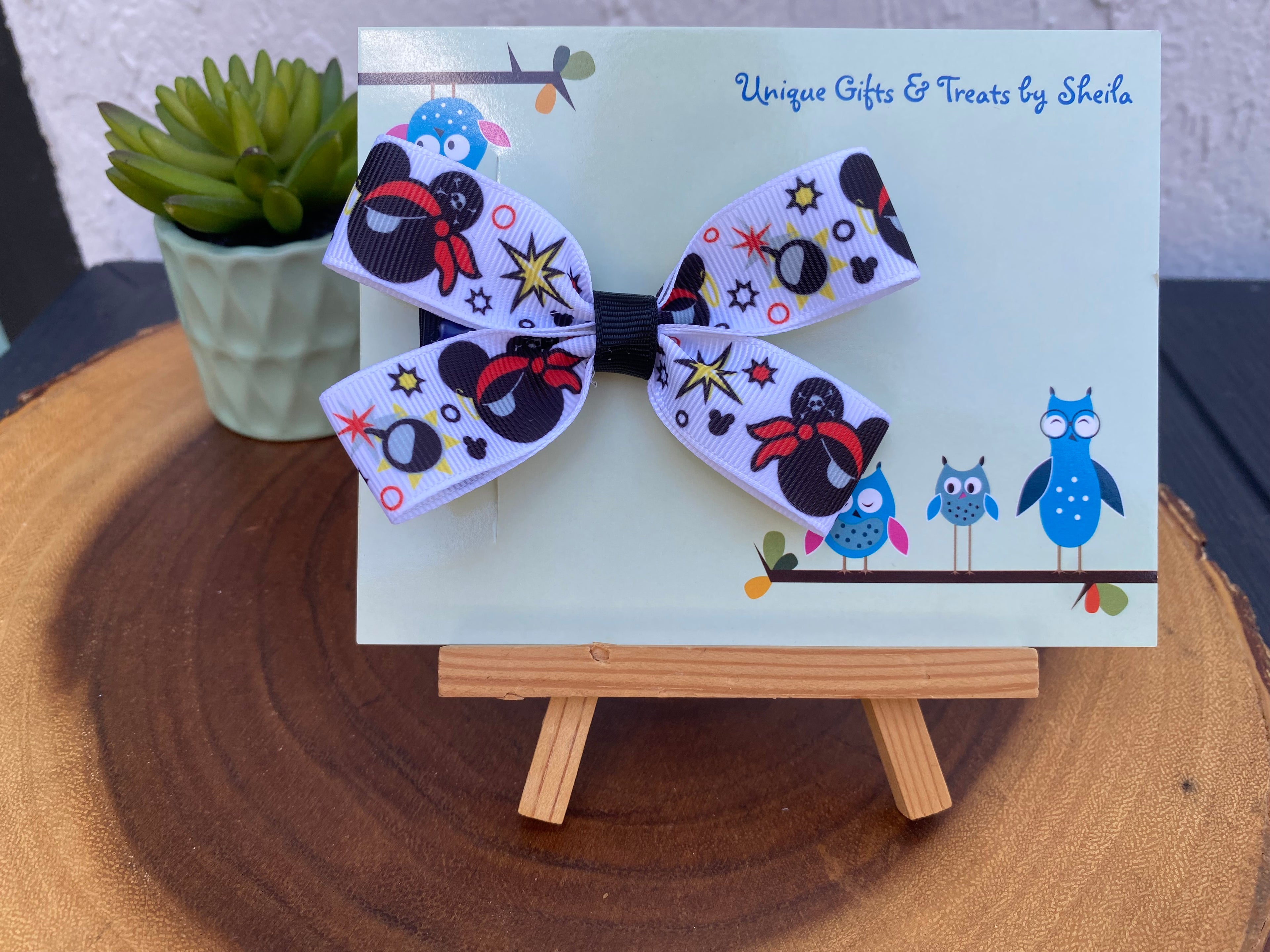 Pirate Mickey Hairbow