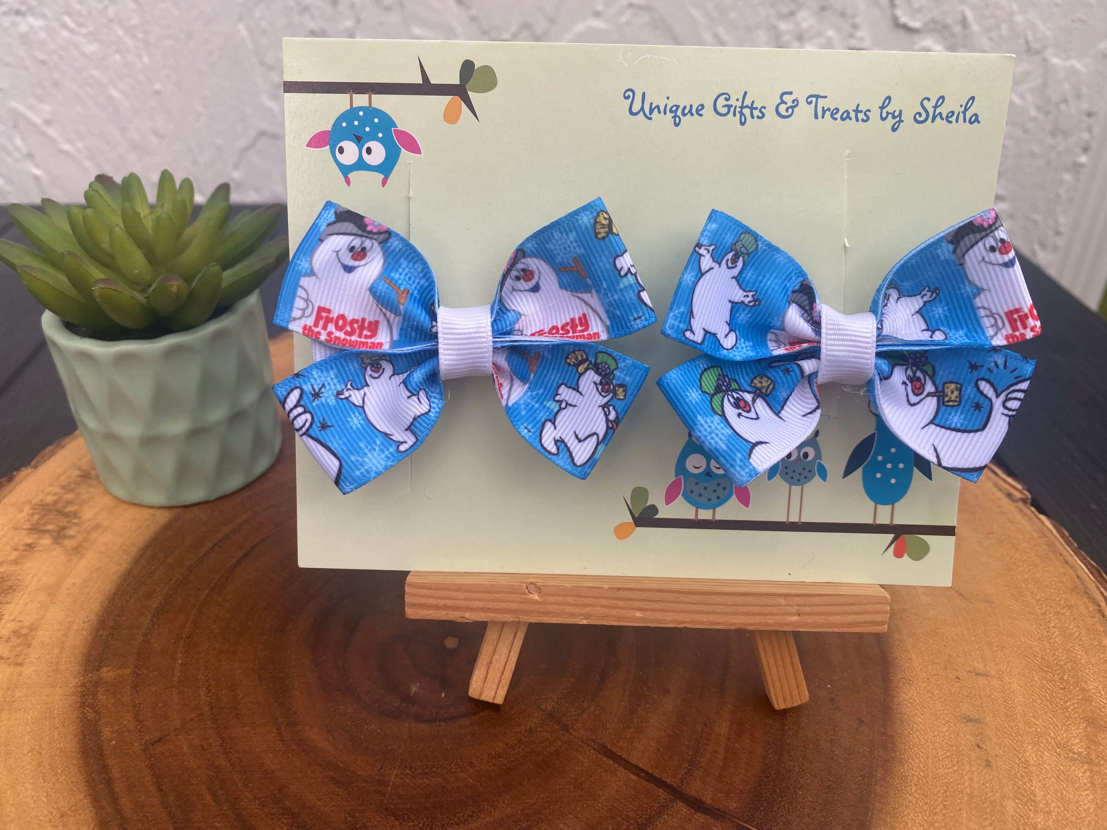Frosty the Snowman Hairbows