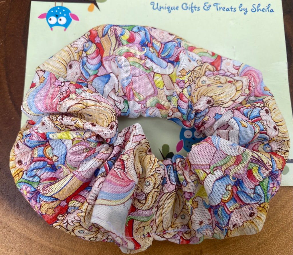 Rainbow Doll Scrunchie