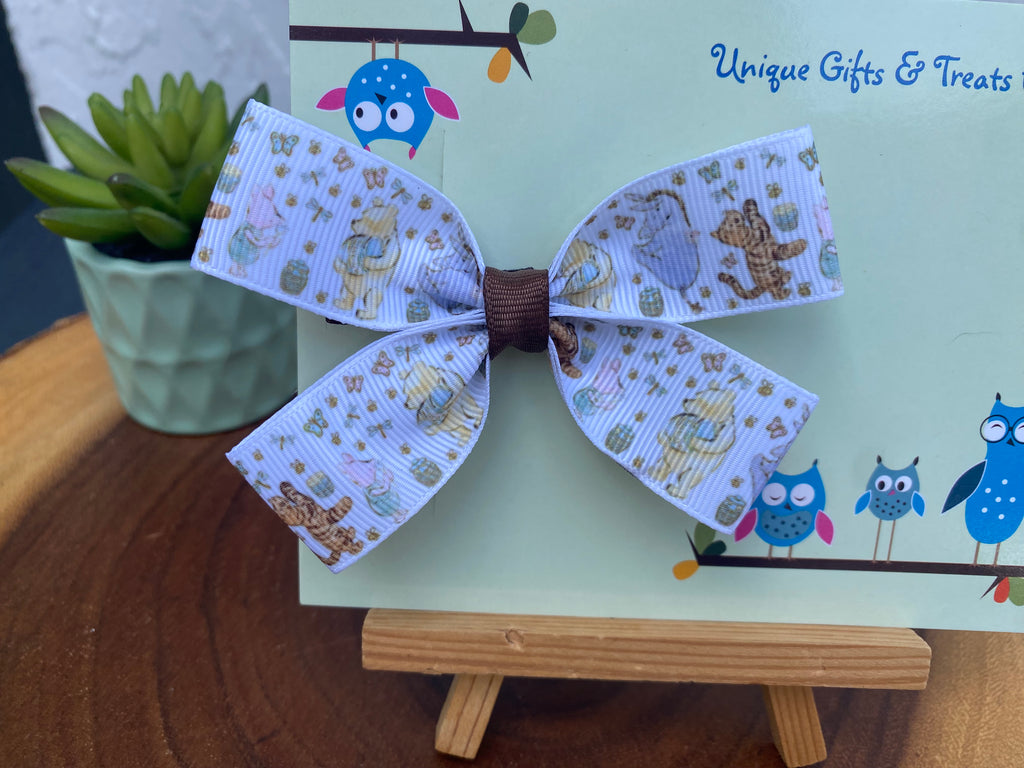 Classic Winnie the Pooh and Gang Hairbow
