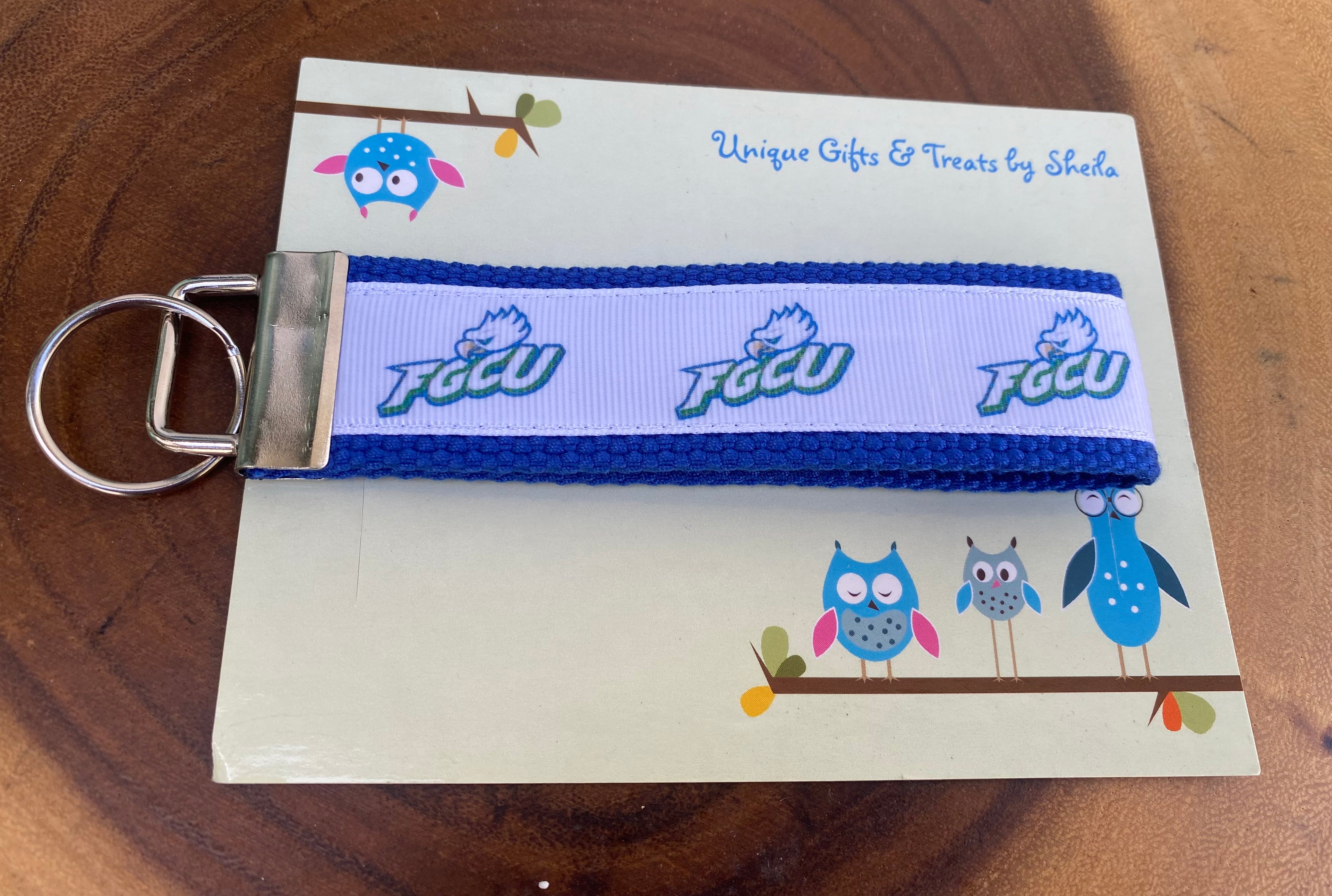 Florida College Keychain; Keyfob