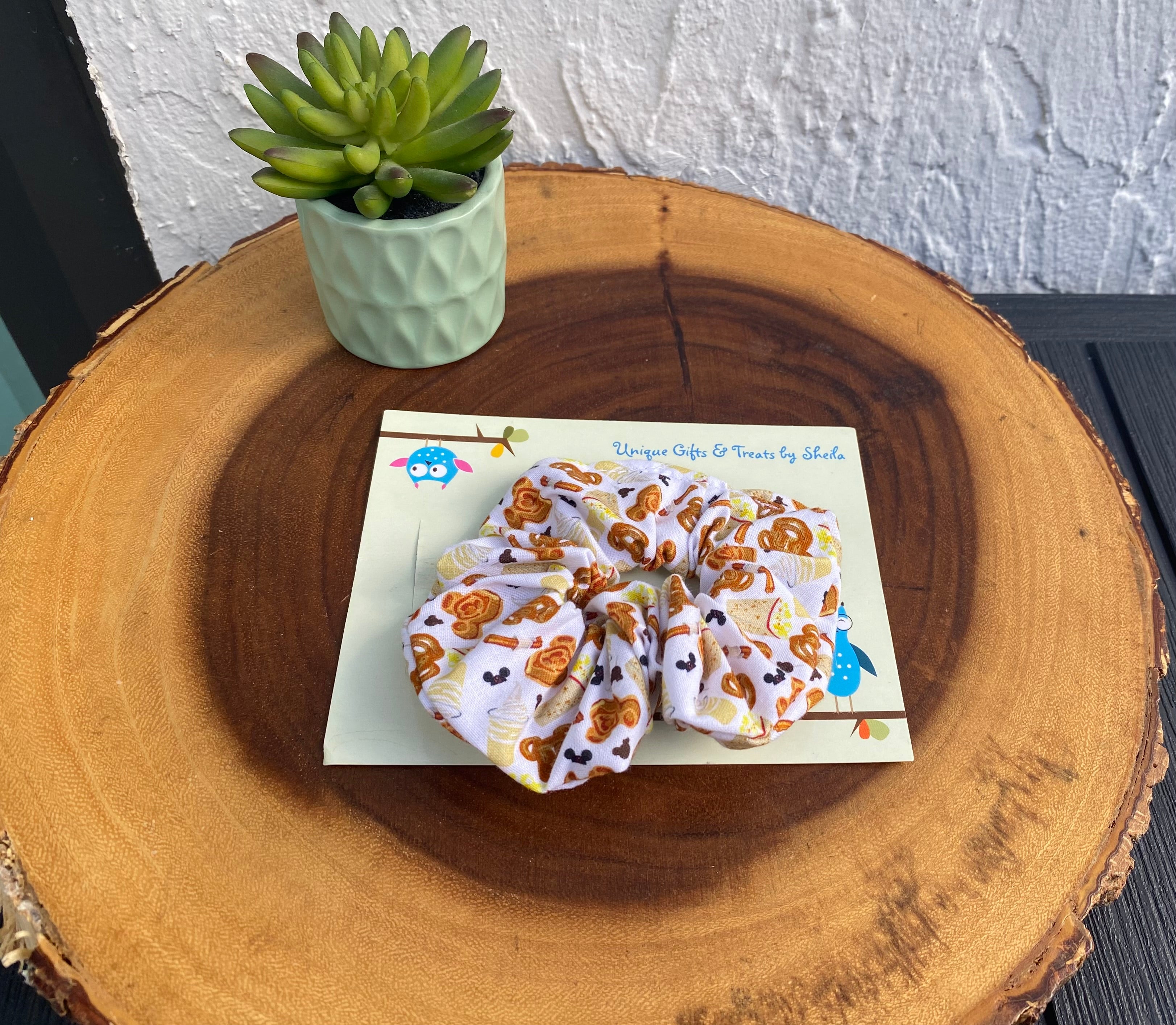 Disney Snacks Scrunchie