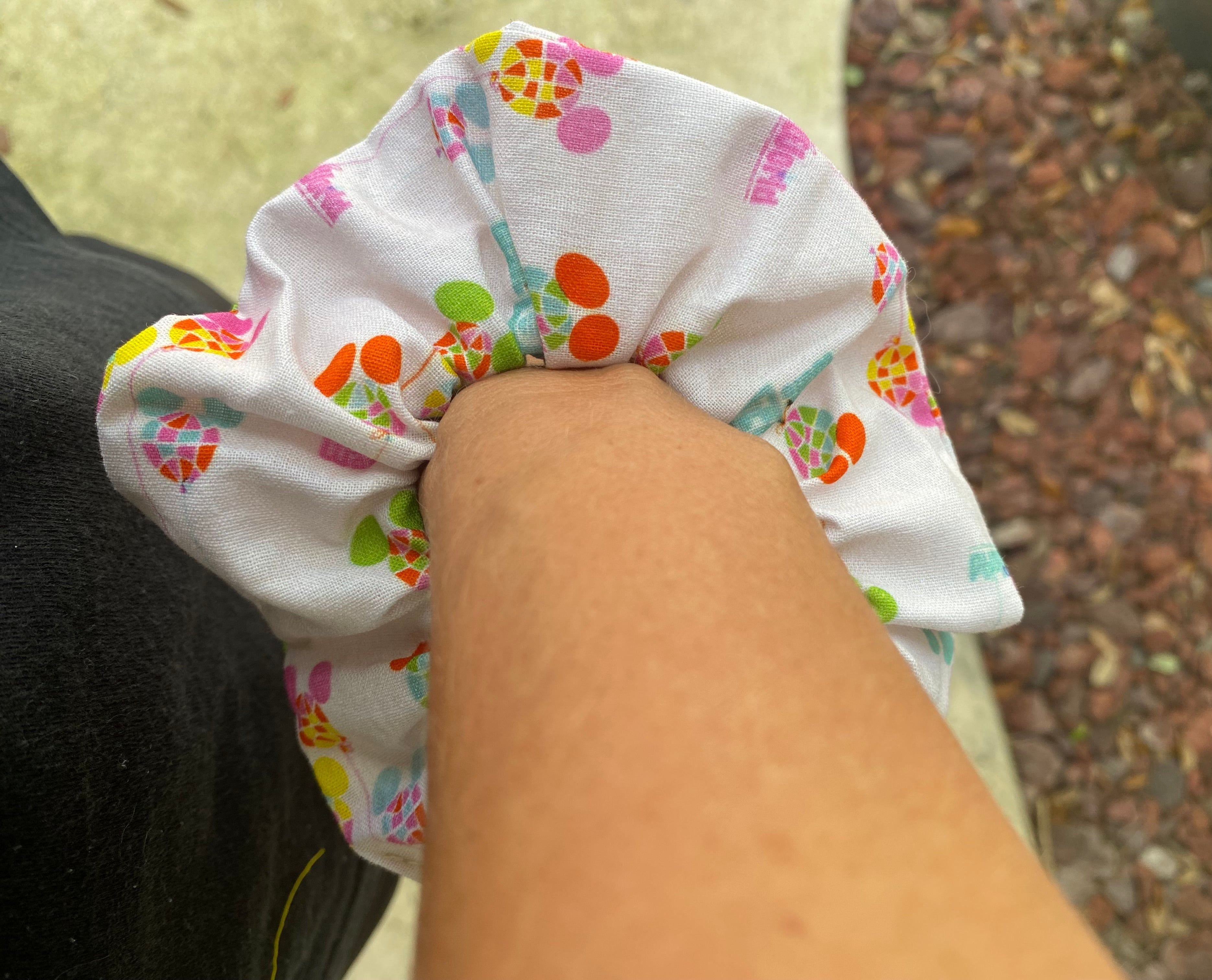 Disney Vintage Inspired Shopping Bag Scrunchie