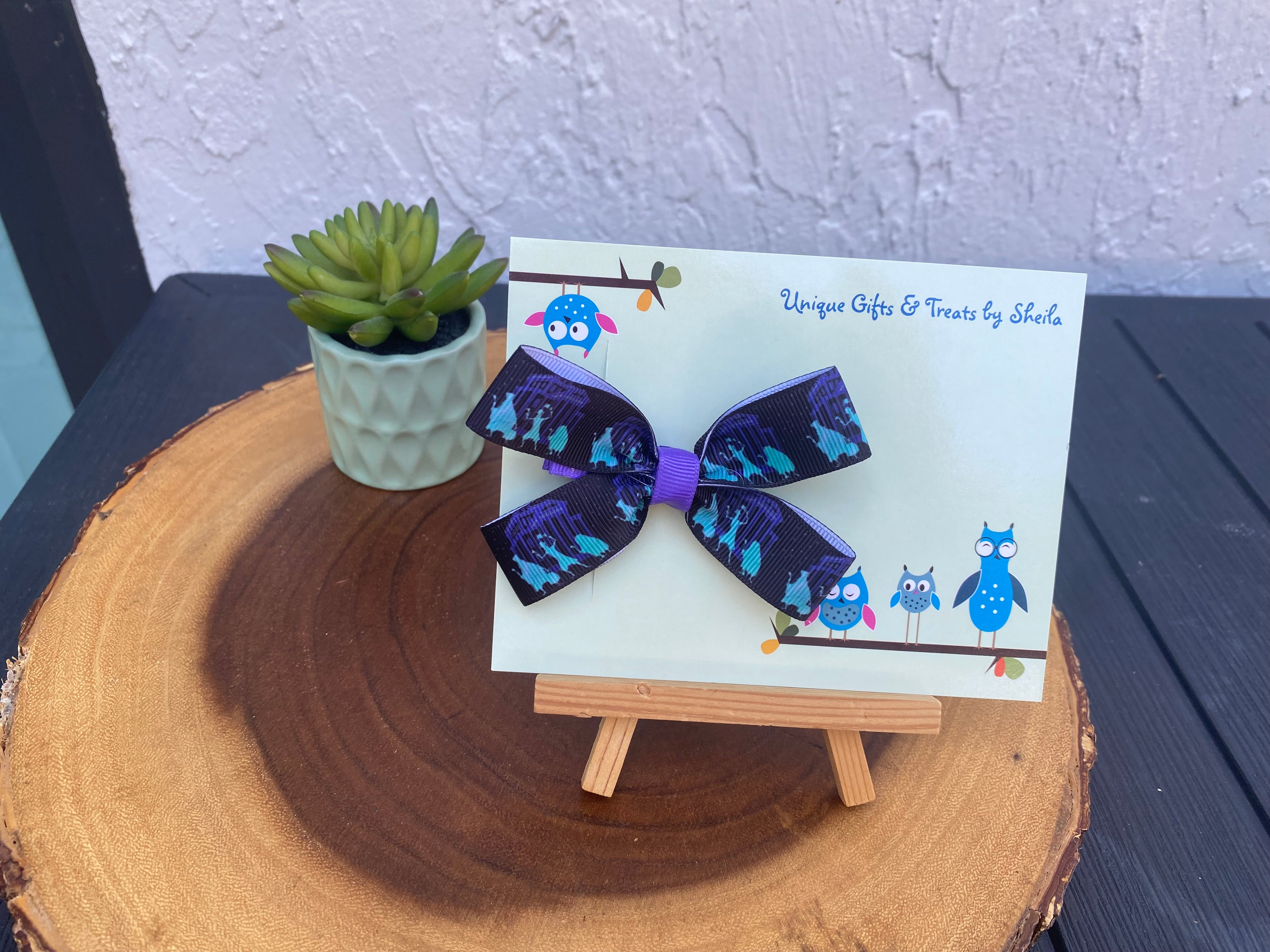 Haunted Mansion; Hitchhiking Ghosts Hair Bow