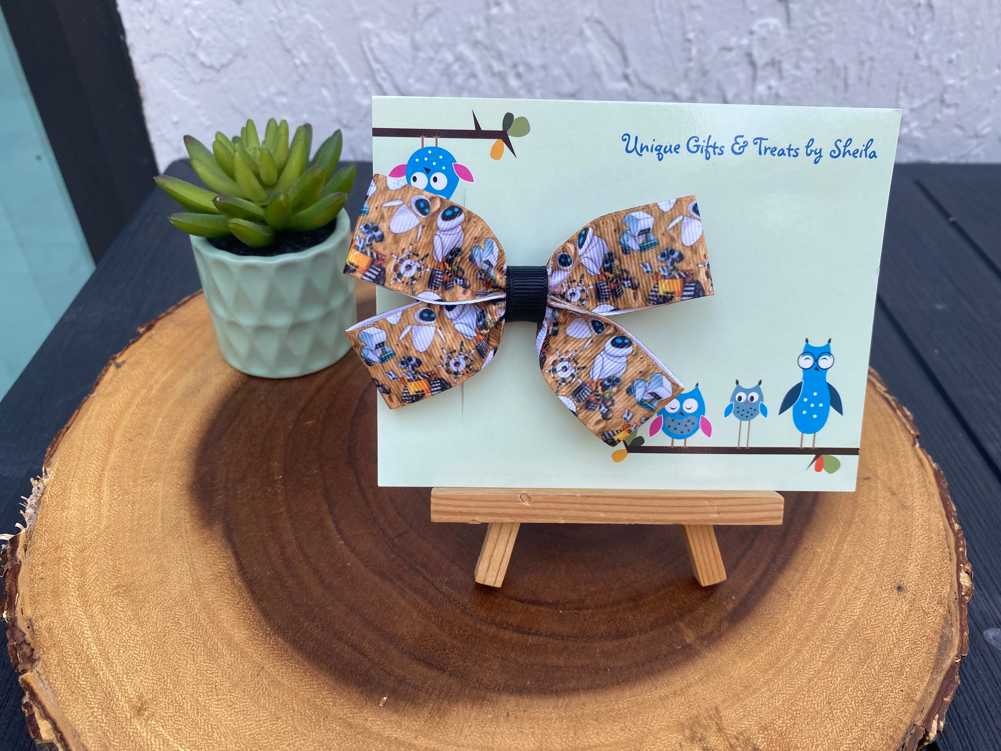 Wall E and Eve Hairbow