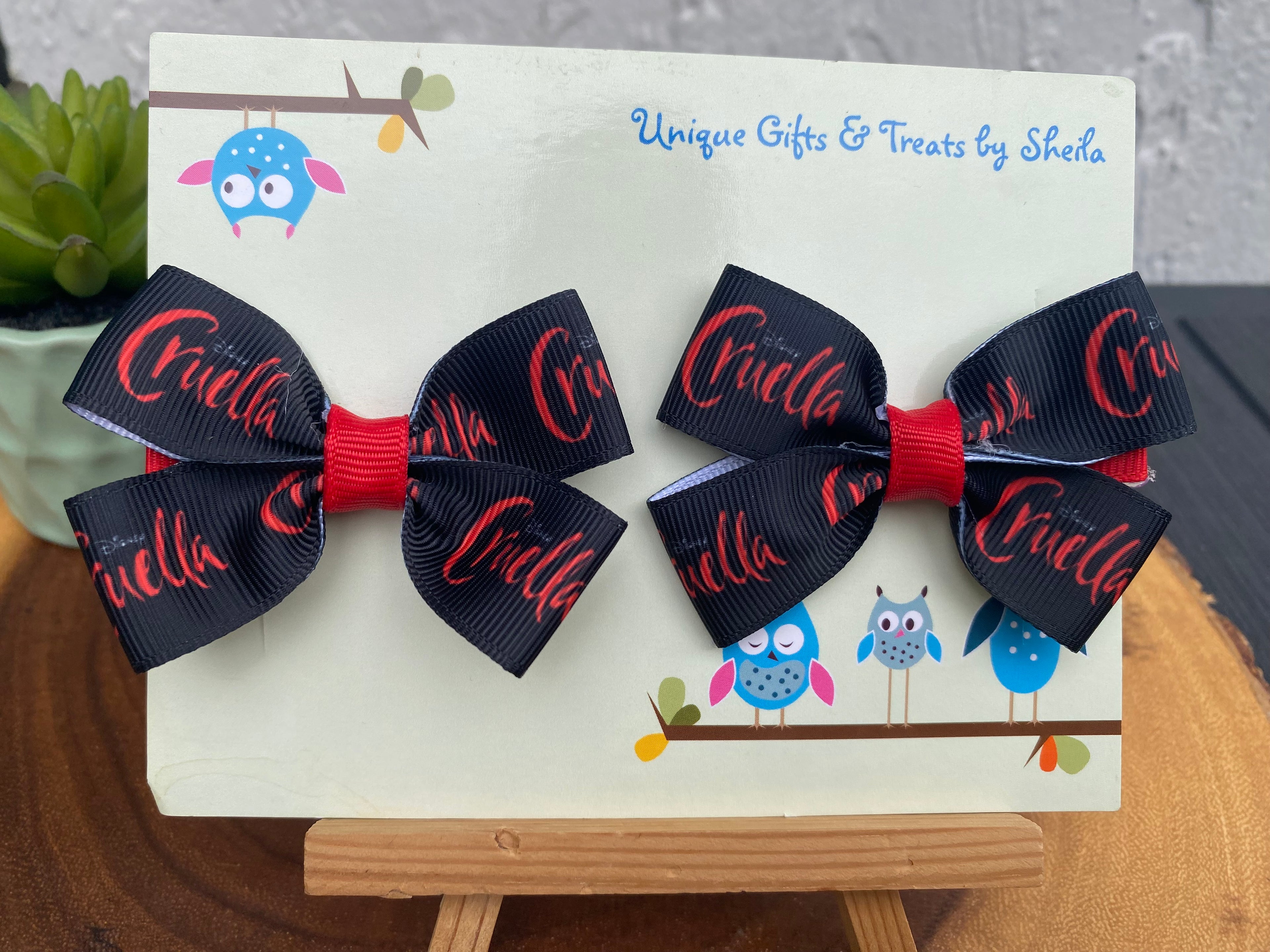 Villains; Cruella Deville Hairbows