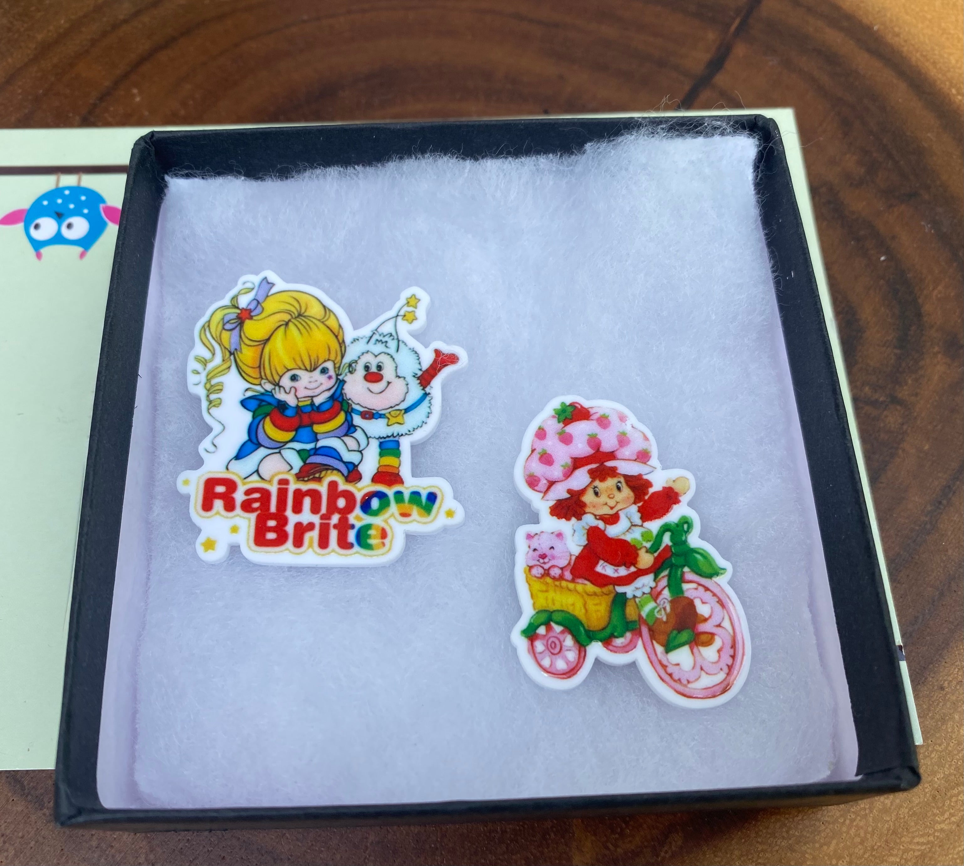 Rainbow Doll and Strawberry Doll Magnets