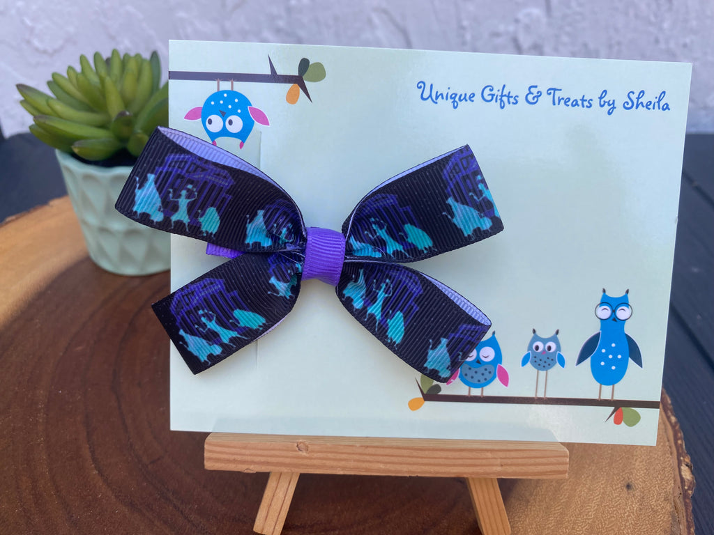 Haunted Mansion; Hitchhiking Ghosts Hair Bow