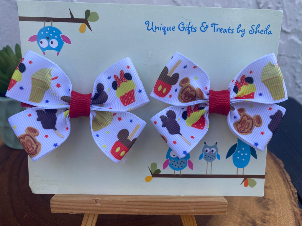 Disney Snacks Hairbows