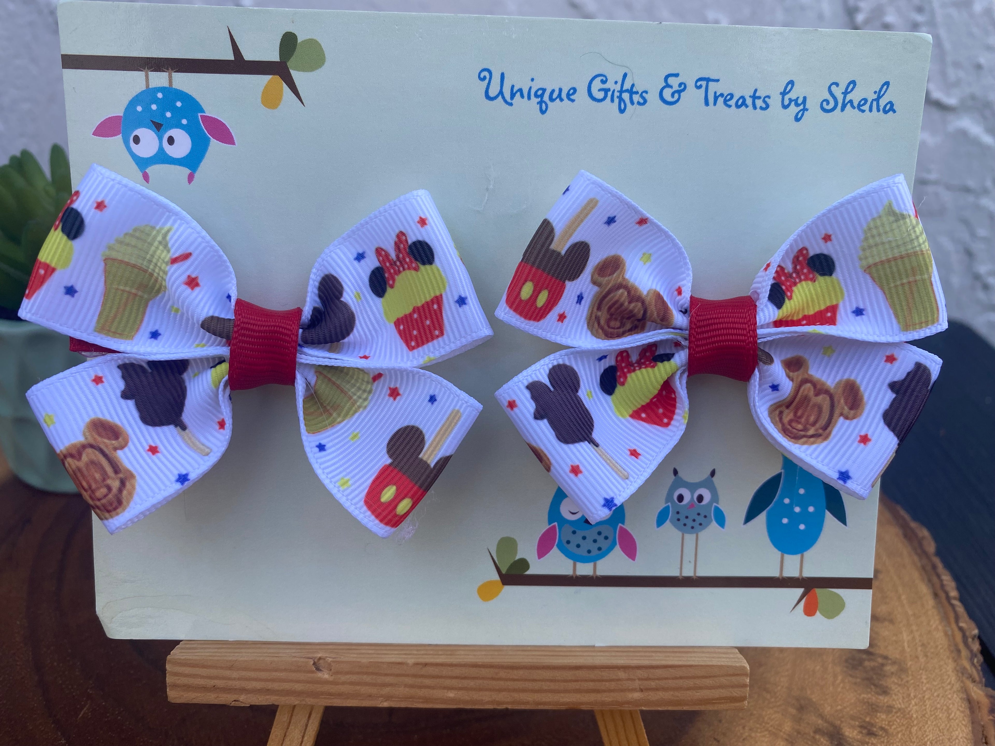 Disney Snacks Hairbows