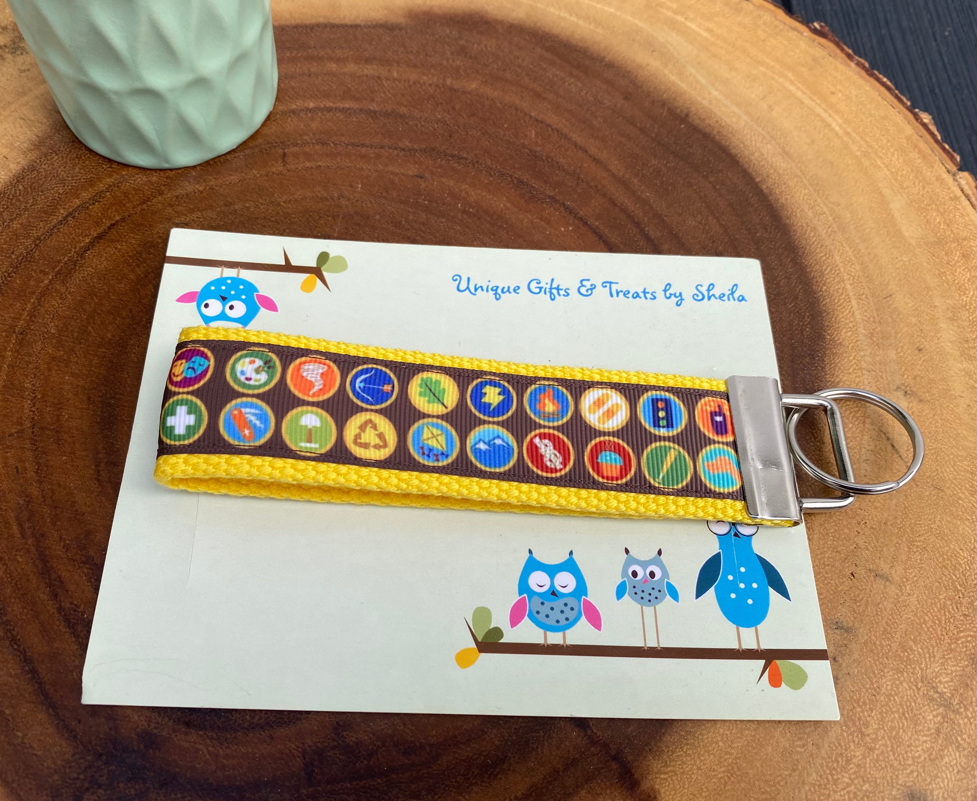 Disney Up Wilderness Explorer Badges Keychain; Keyfob