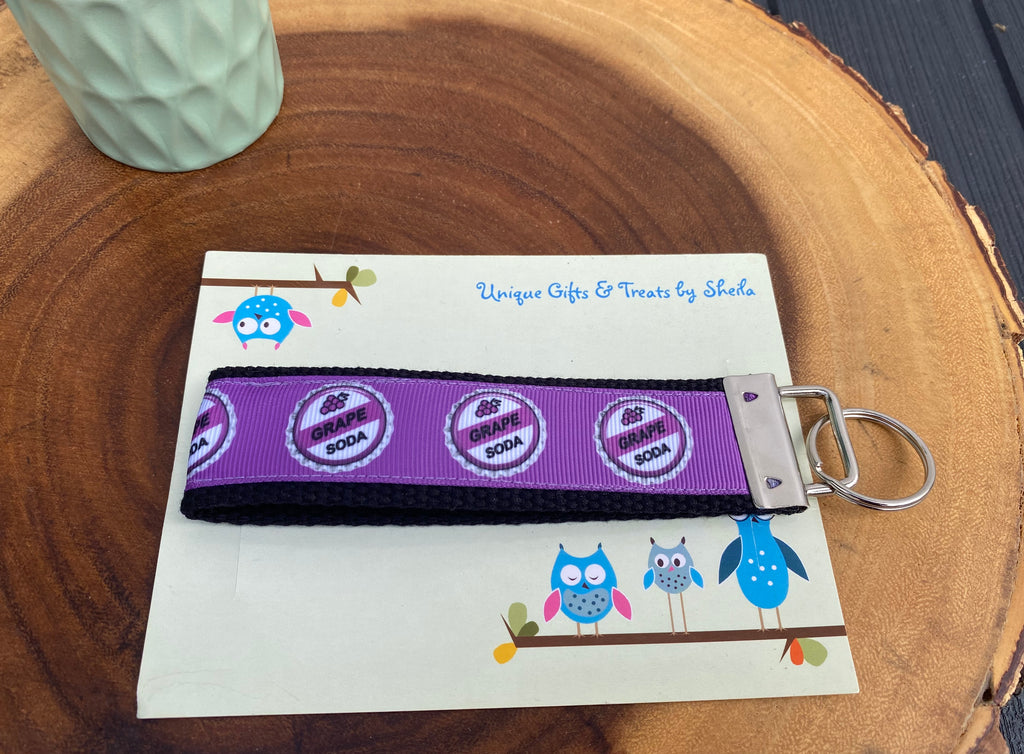 Disney Up Grape Soda Bottle Cap Keychain; Keyfob
