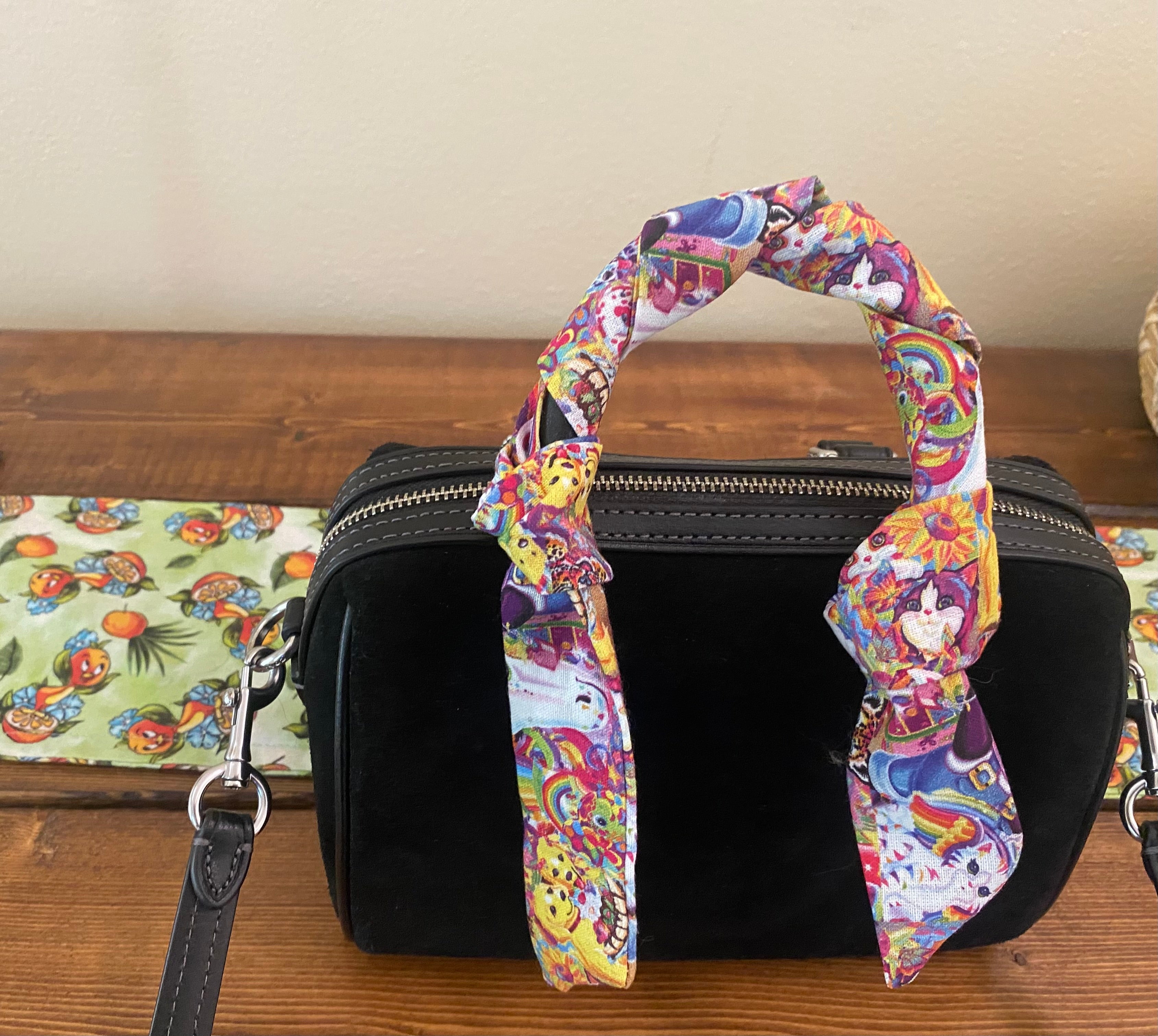 80’s Kids Stationary Handbag/Purse Scarf; GenX Kids Stationary Handbag/Purse Scarf
