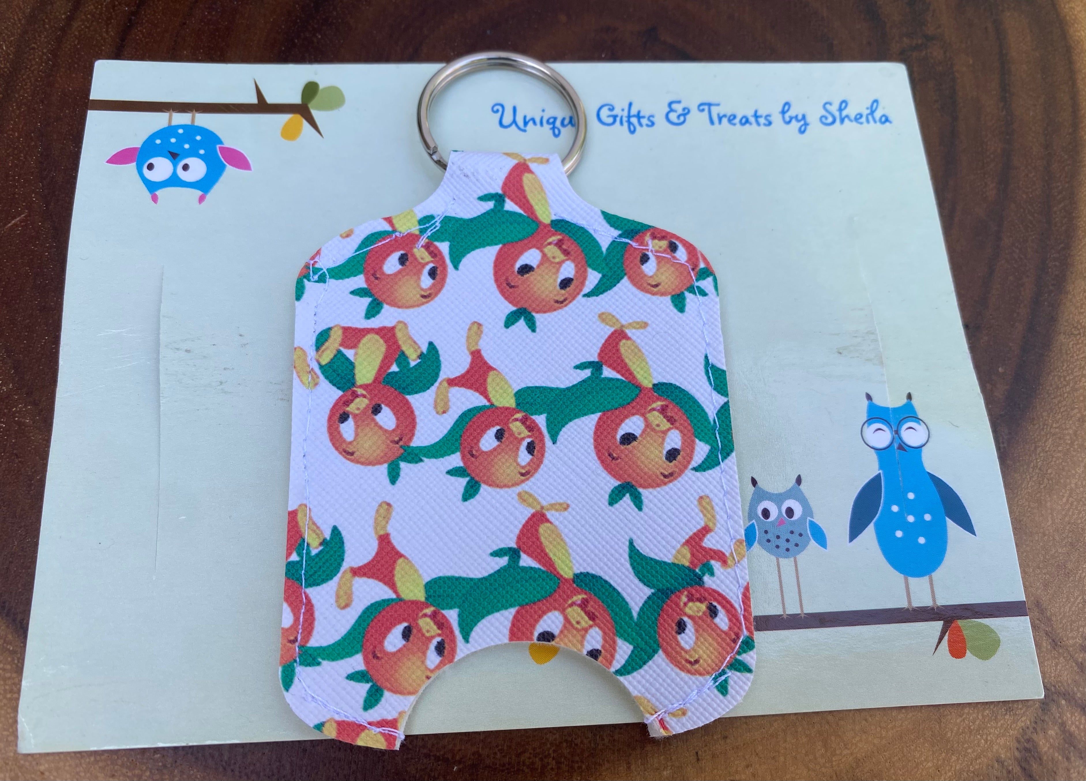 Orange Bird Hand Sanitizer Holder