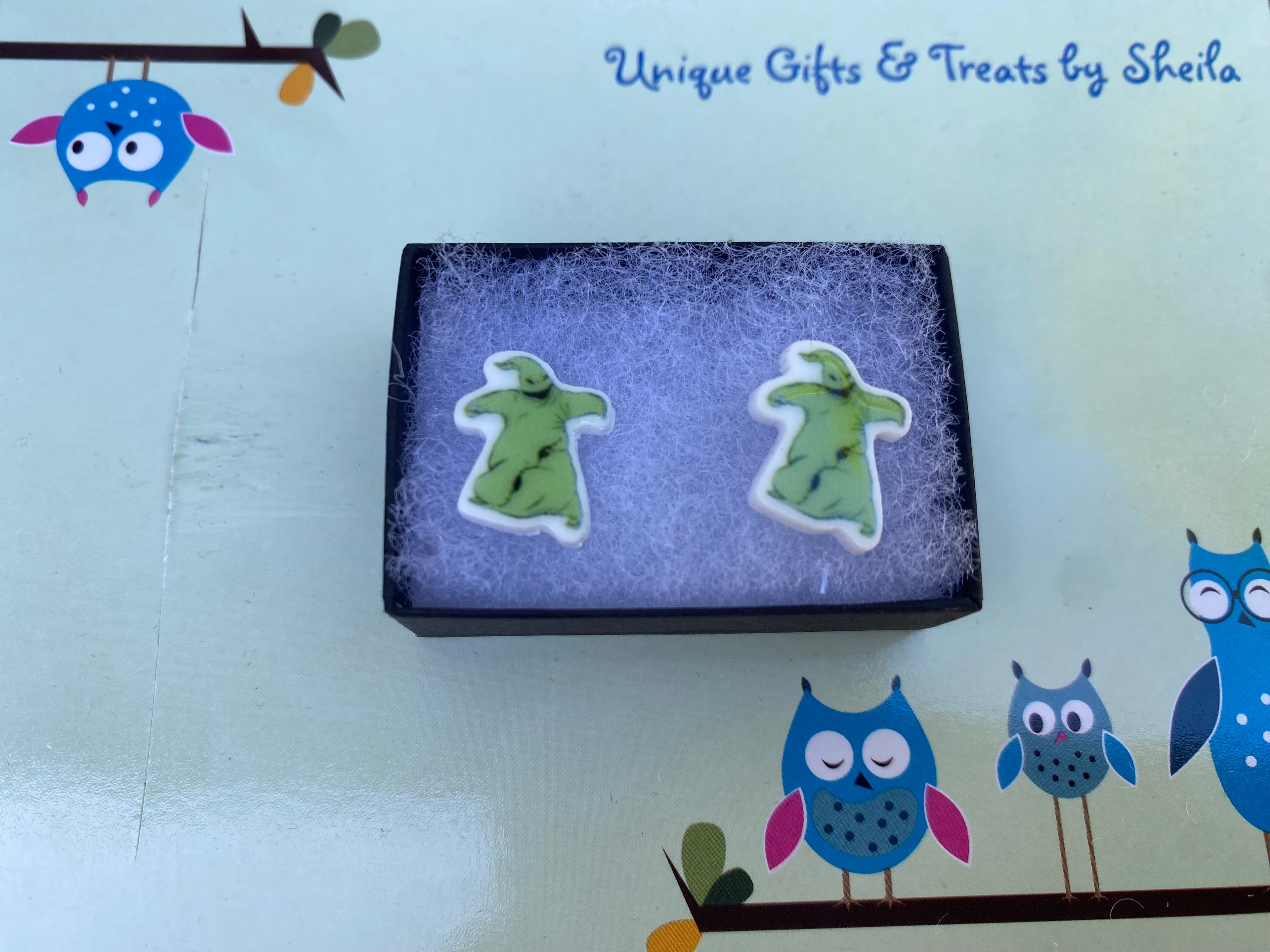 Nightmare Before Christmas; Oogie Boogie Earrings