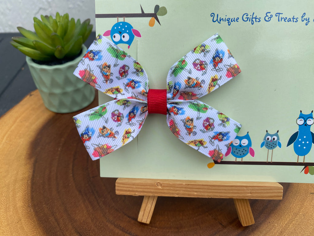 Disney Ink and Paint Hairbow